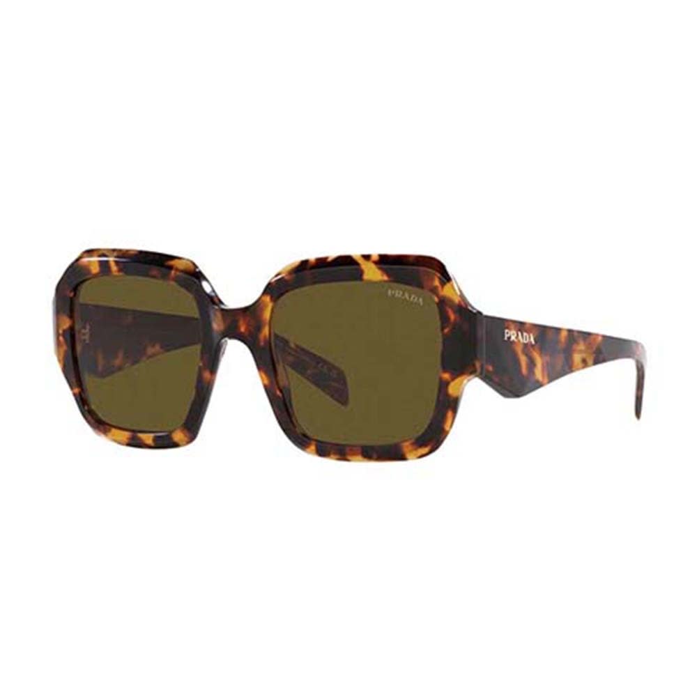 Shop Prada Sunglasses In Marrone/marrone