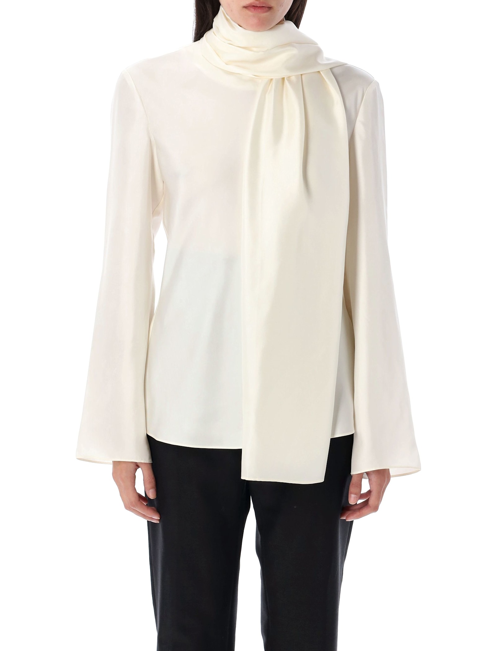 Róhe Silk Foulard Top