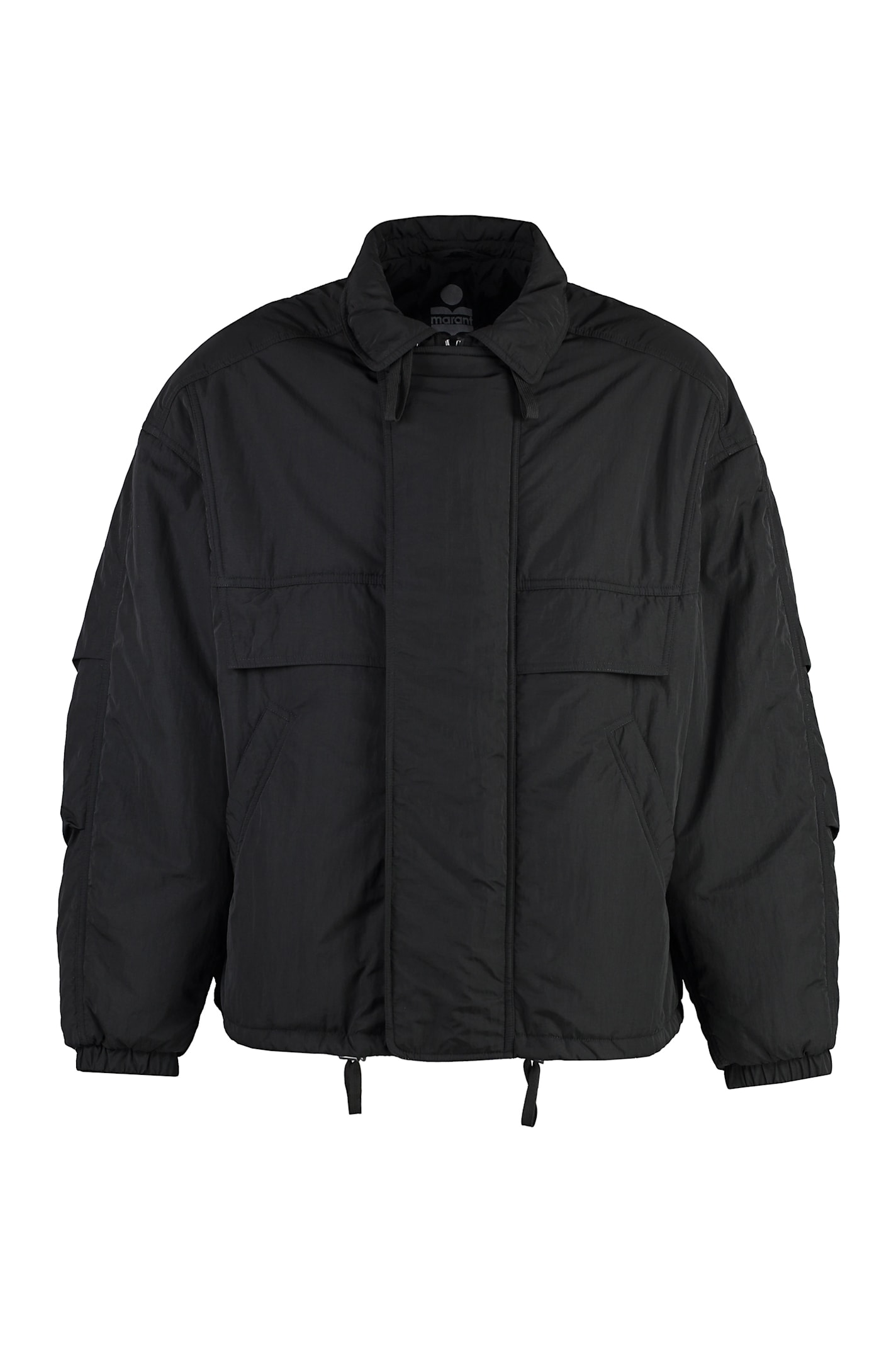 Shop Isabel Marant Nylon Jacket In Black