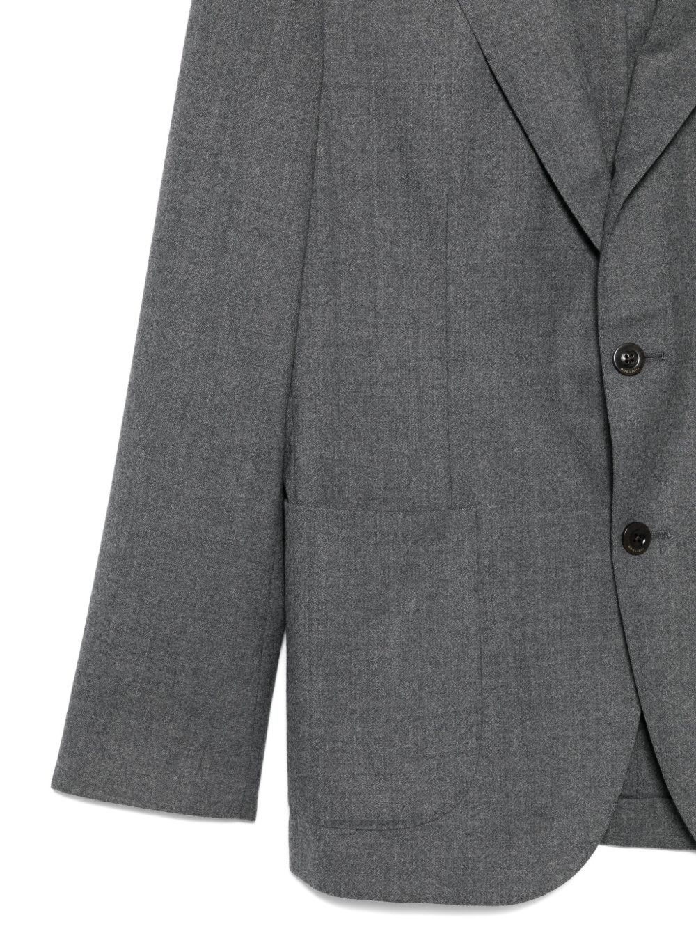 Boglioli Gray Jacket With Buttons In Gray