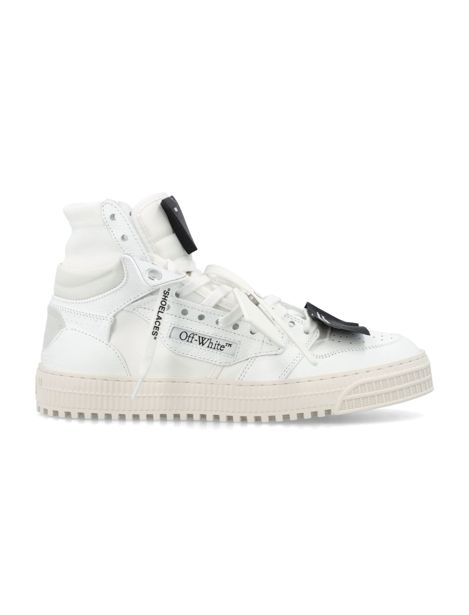 Off-white 3.0 Off Court Leather High-top In White Black