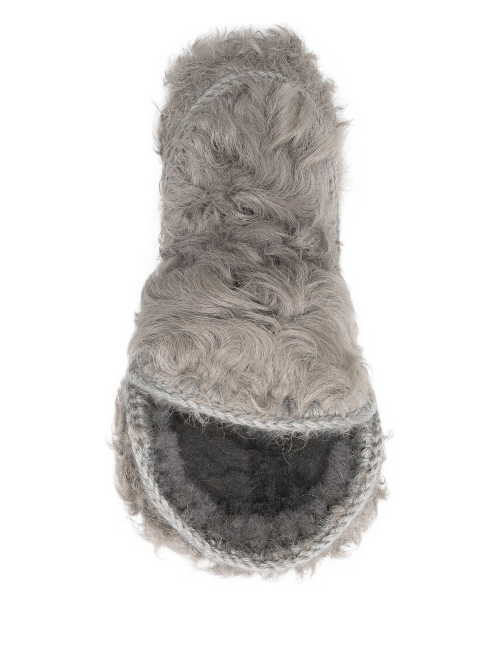 Mou Eskimo 18 Checkiang Fur Boots In Gray
