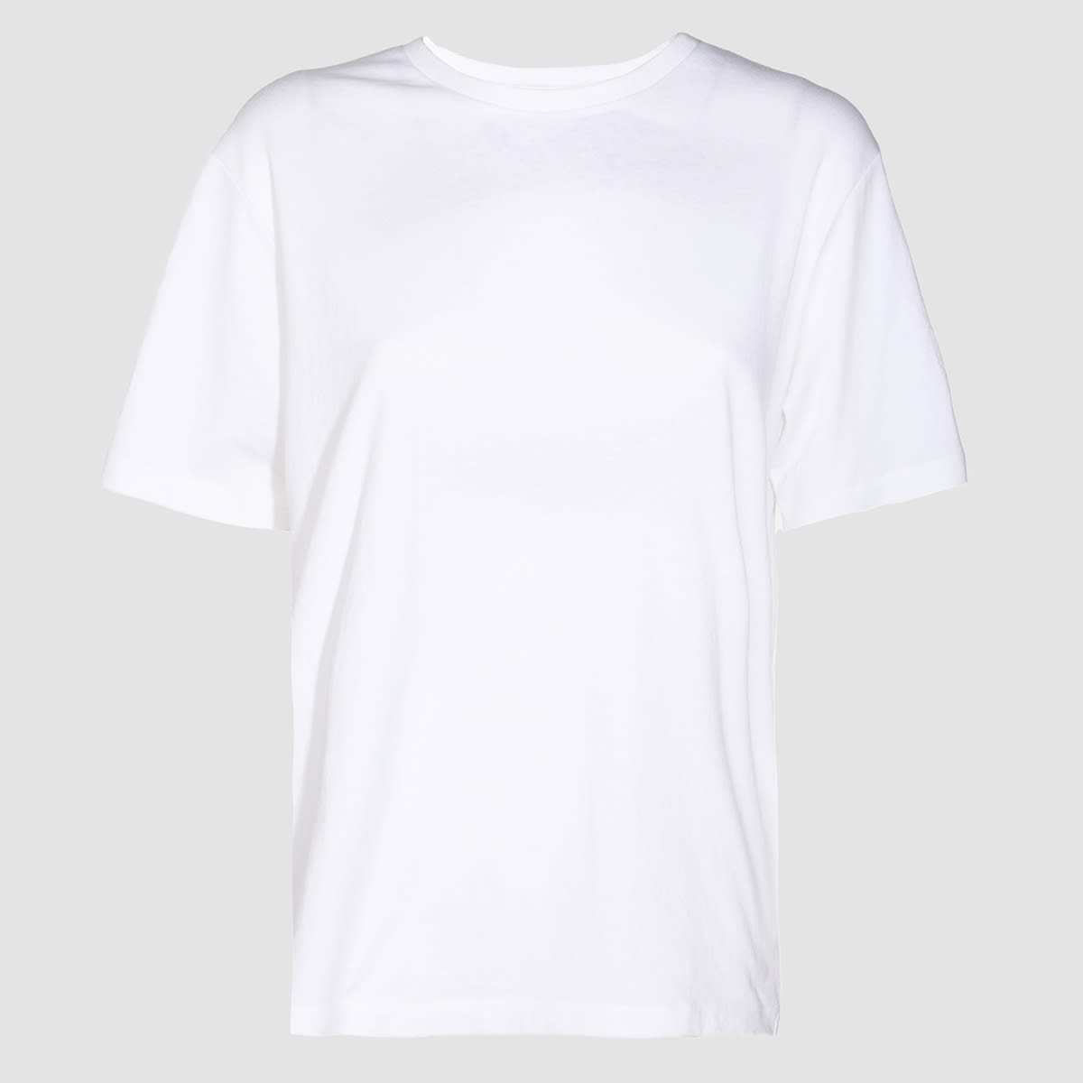 Khaite White Cotton T-shirt