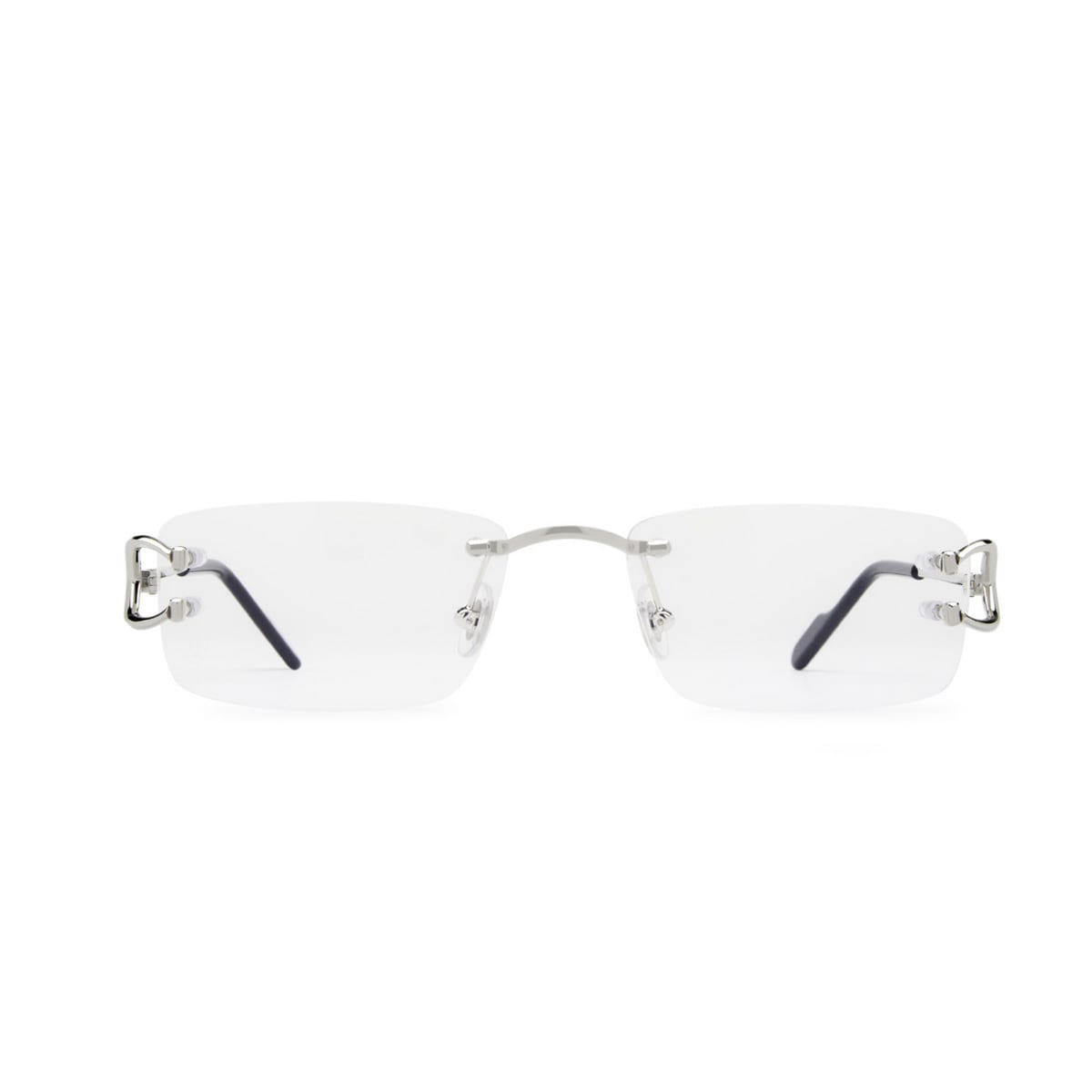 Cartier Ct0344o C Di  002 Silver Glasses In Argento