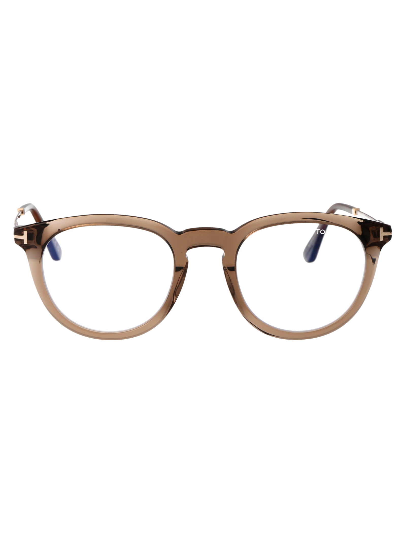Shop Tom Ford Ft5905-b Glasses In 045 Marrone Chiaro Luc