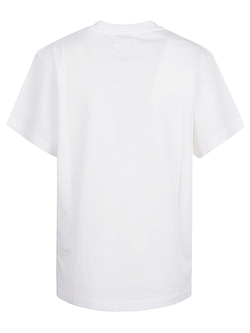 Shop Iro Jolia V-neck T-shirt In White