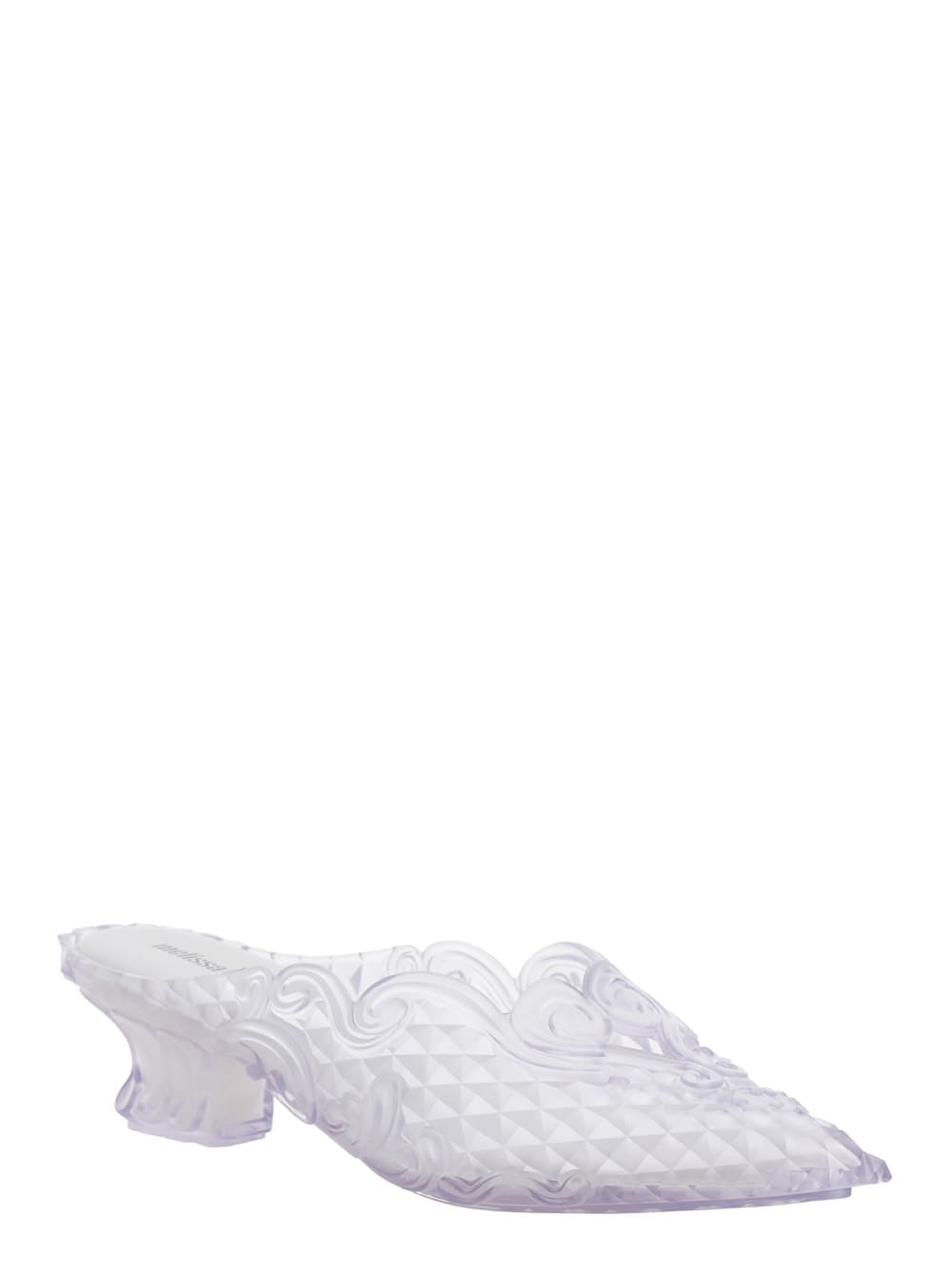 Melissa X Y Project 50mm Point Mules In White