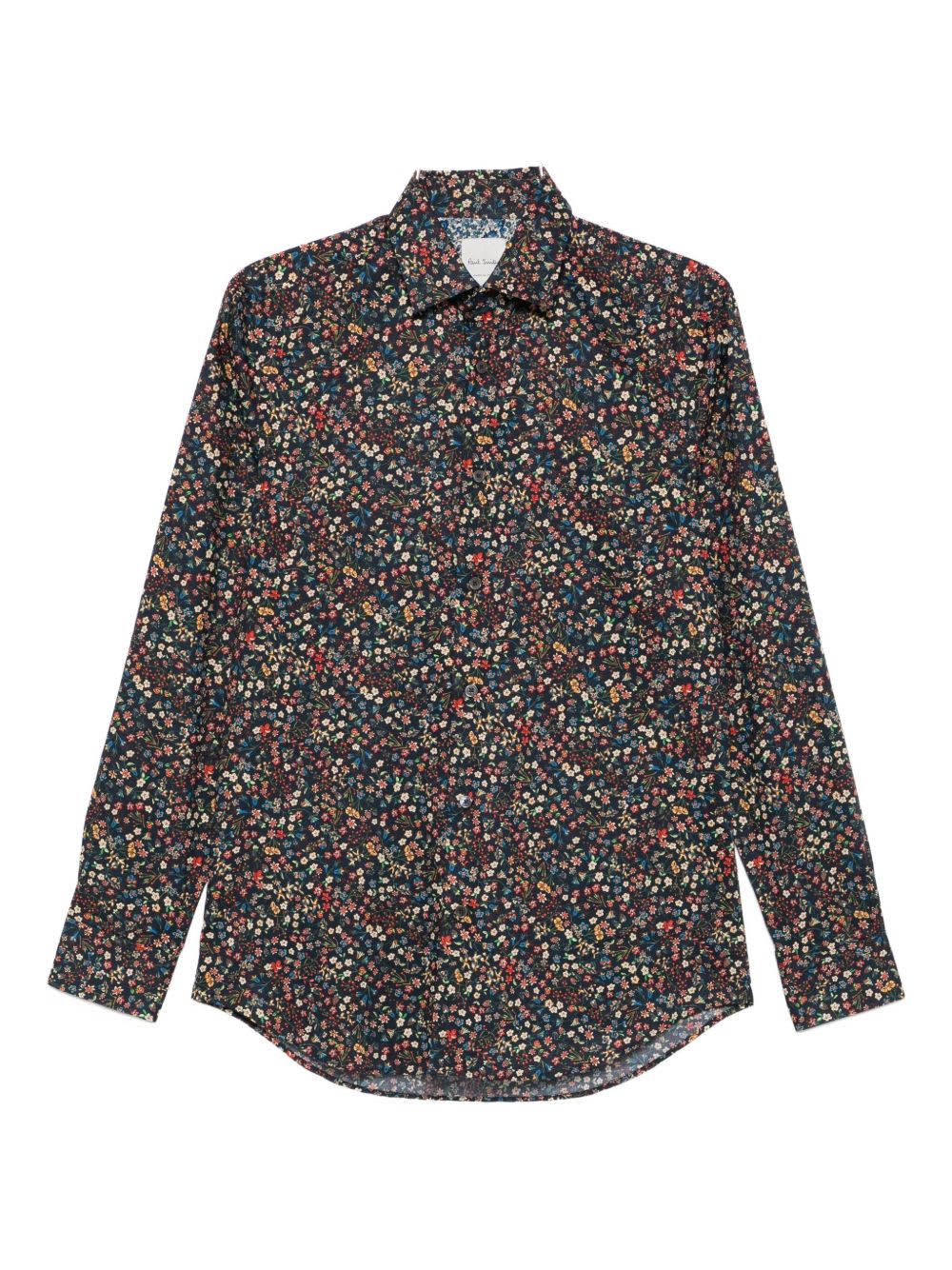Paul Smith Multicolour Floral Long Sleeve Button-down Shirt In Multi