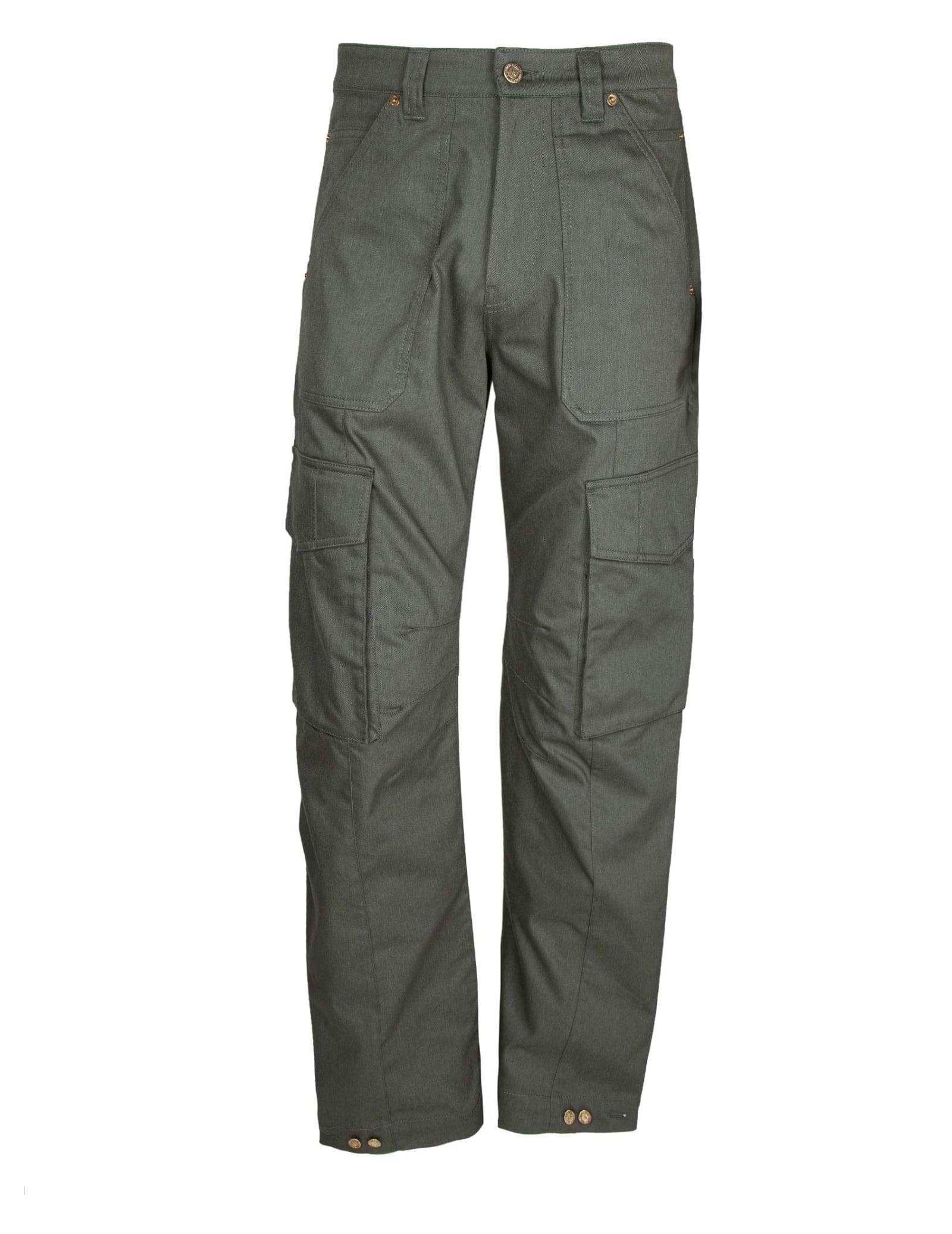 Shop Golden Goose Green Cotton Cargo Pants