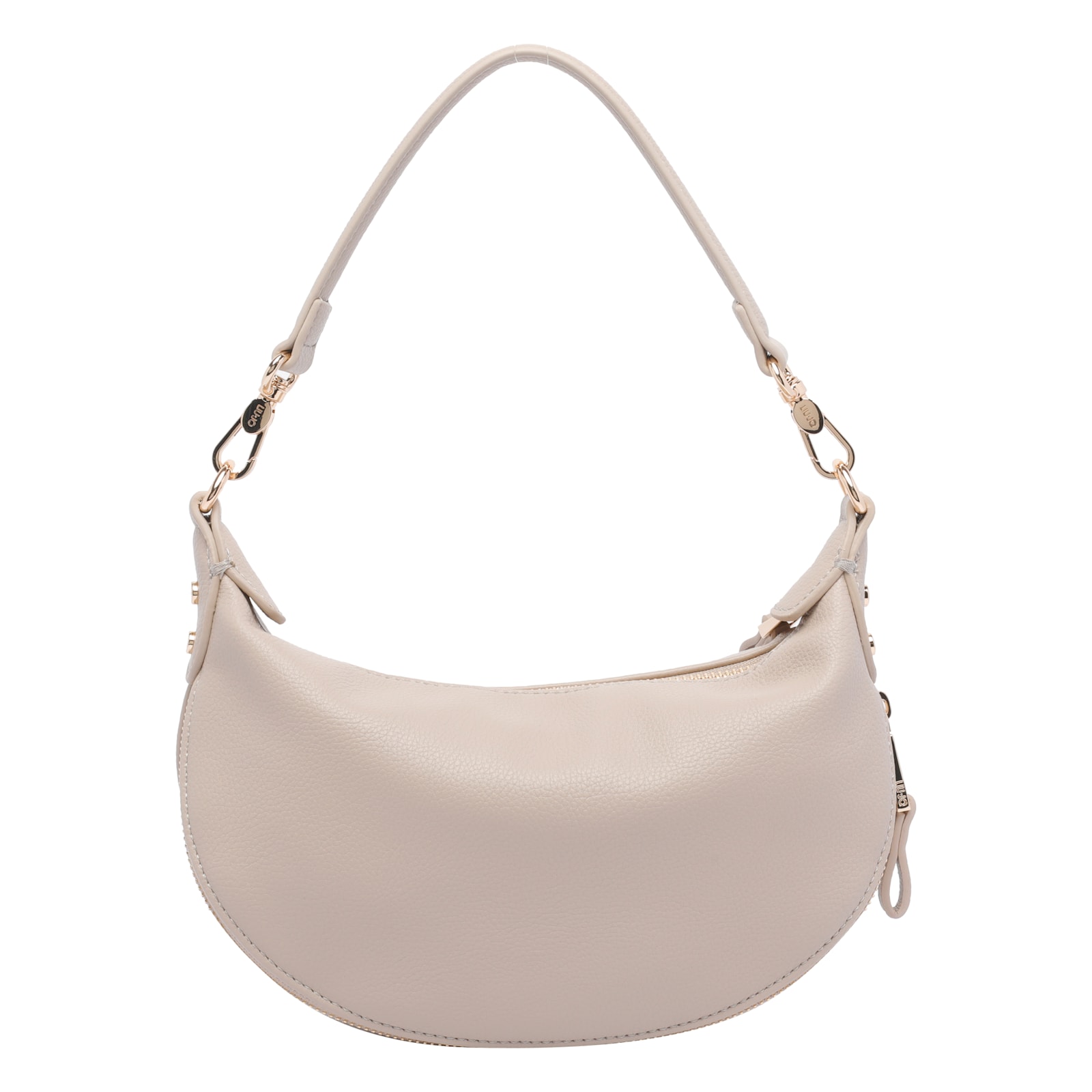 Liu •jo Logo Small Hobo Bag In Sand