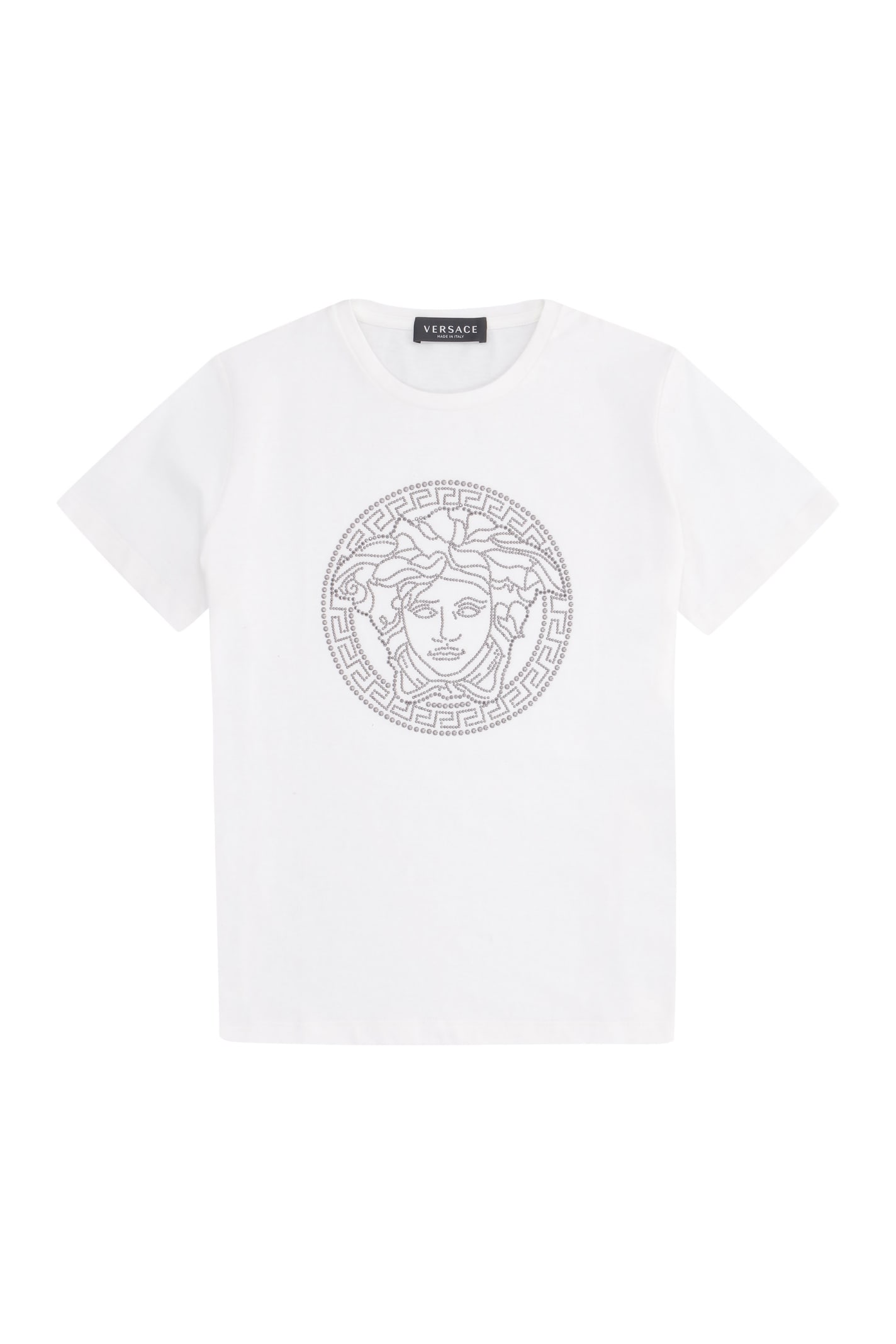 Young Versace Medusa Detail Cotton T-shirt