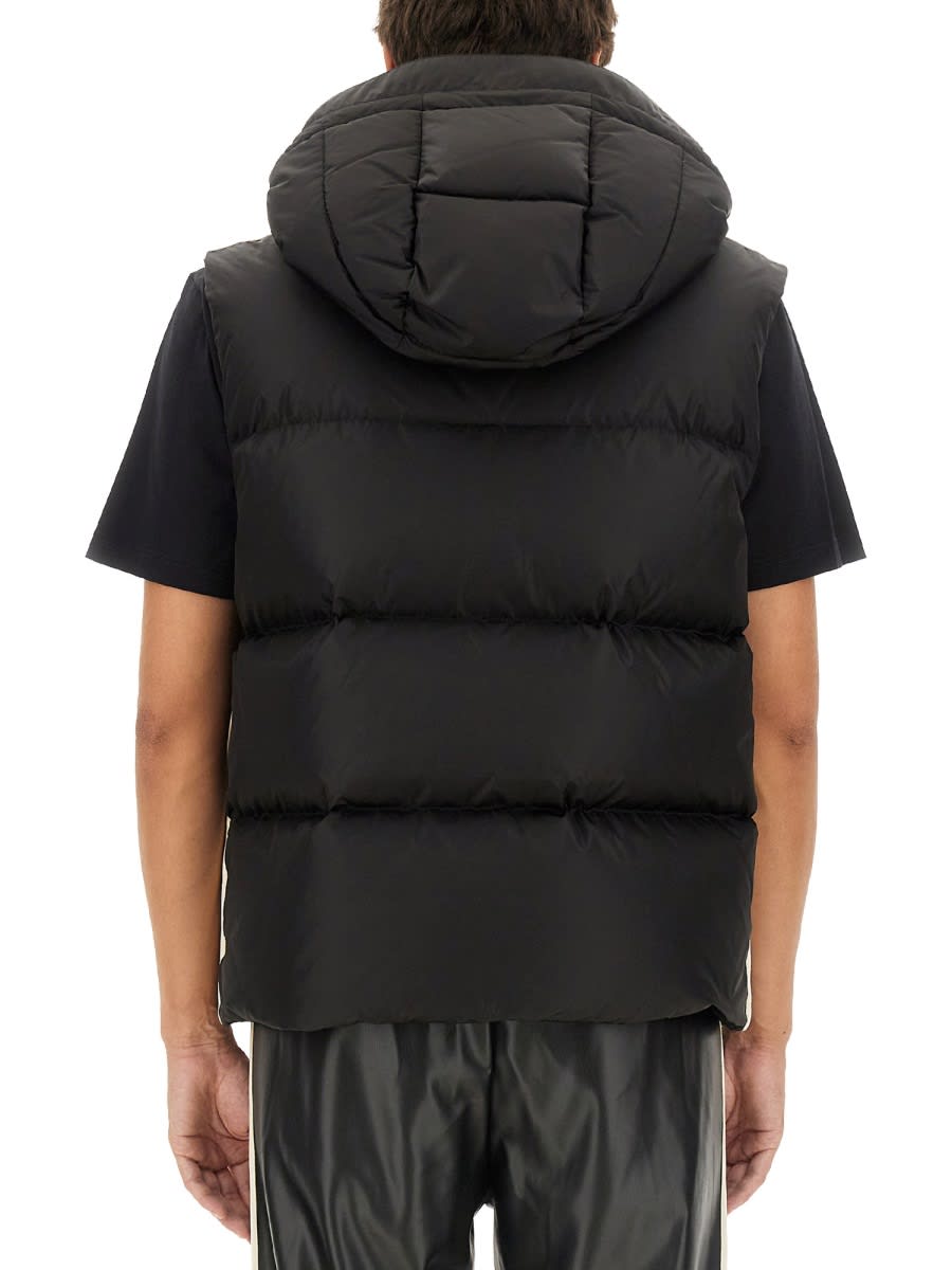 Shop Palm Angels Padded Vest In Black