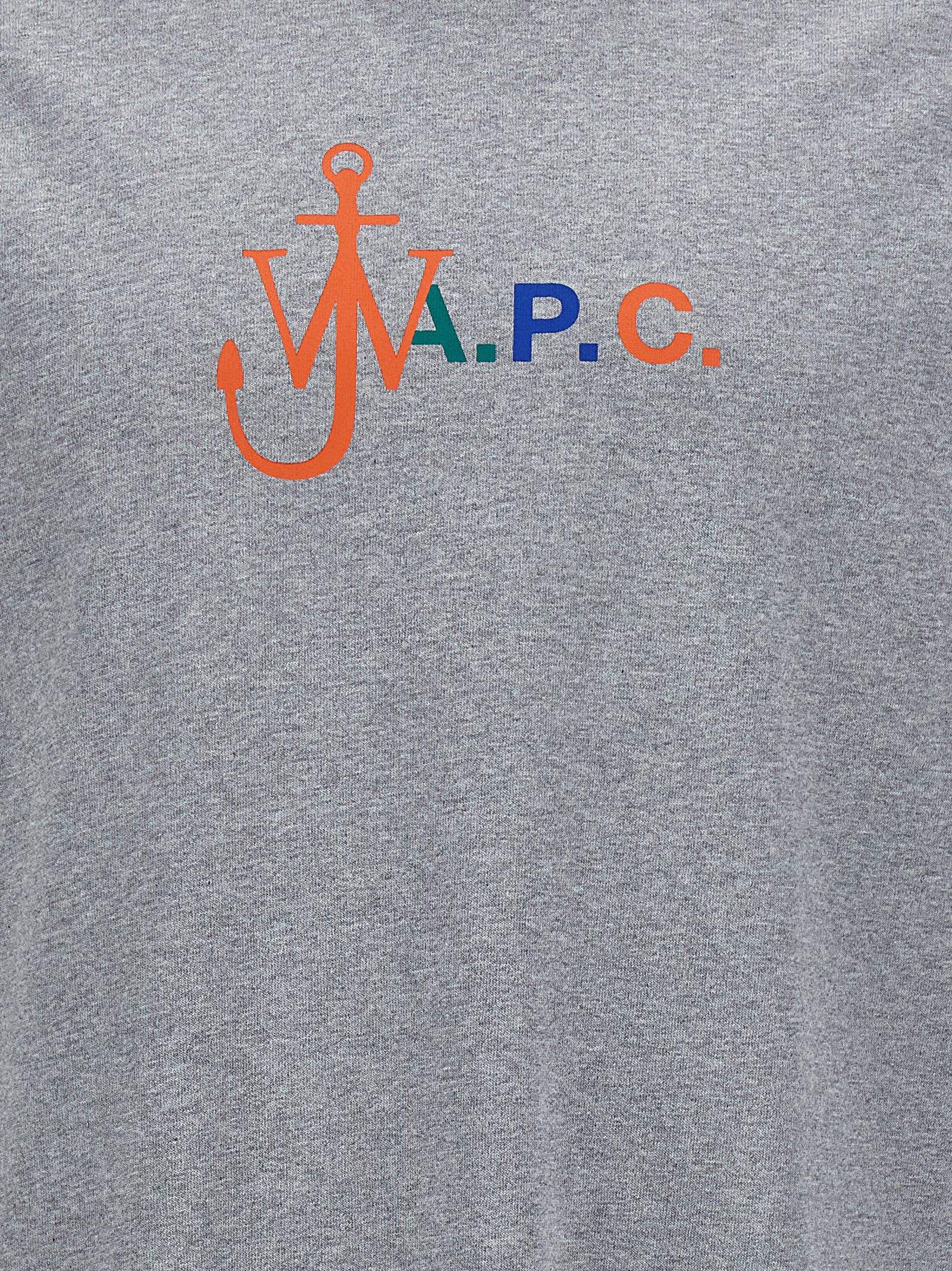 Shop Apc T-shirt A.p.c. X Jw Anderson In Gray