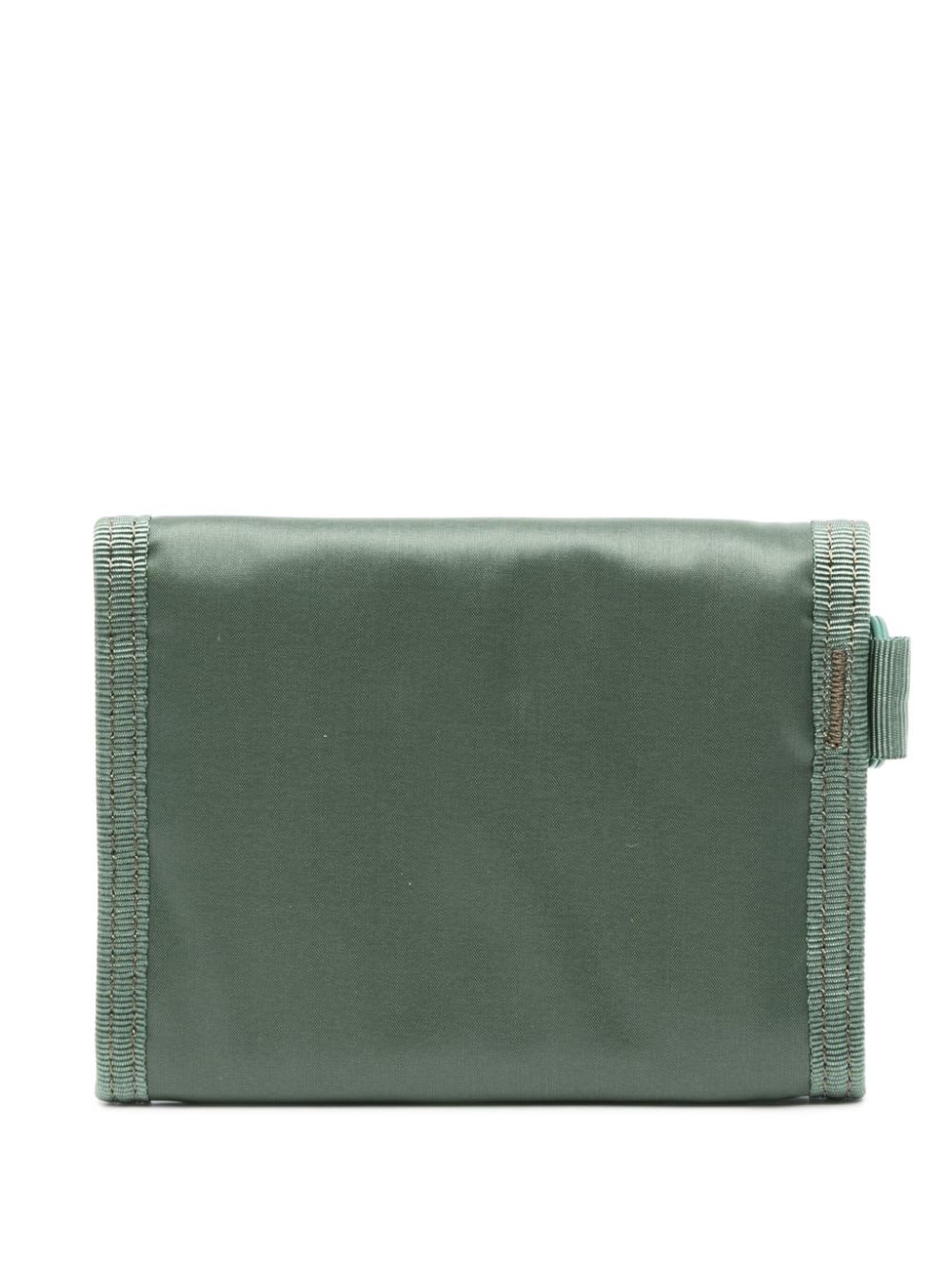 Porter Capsule Nylon Wallet In Green