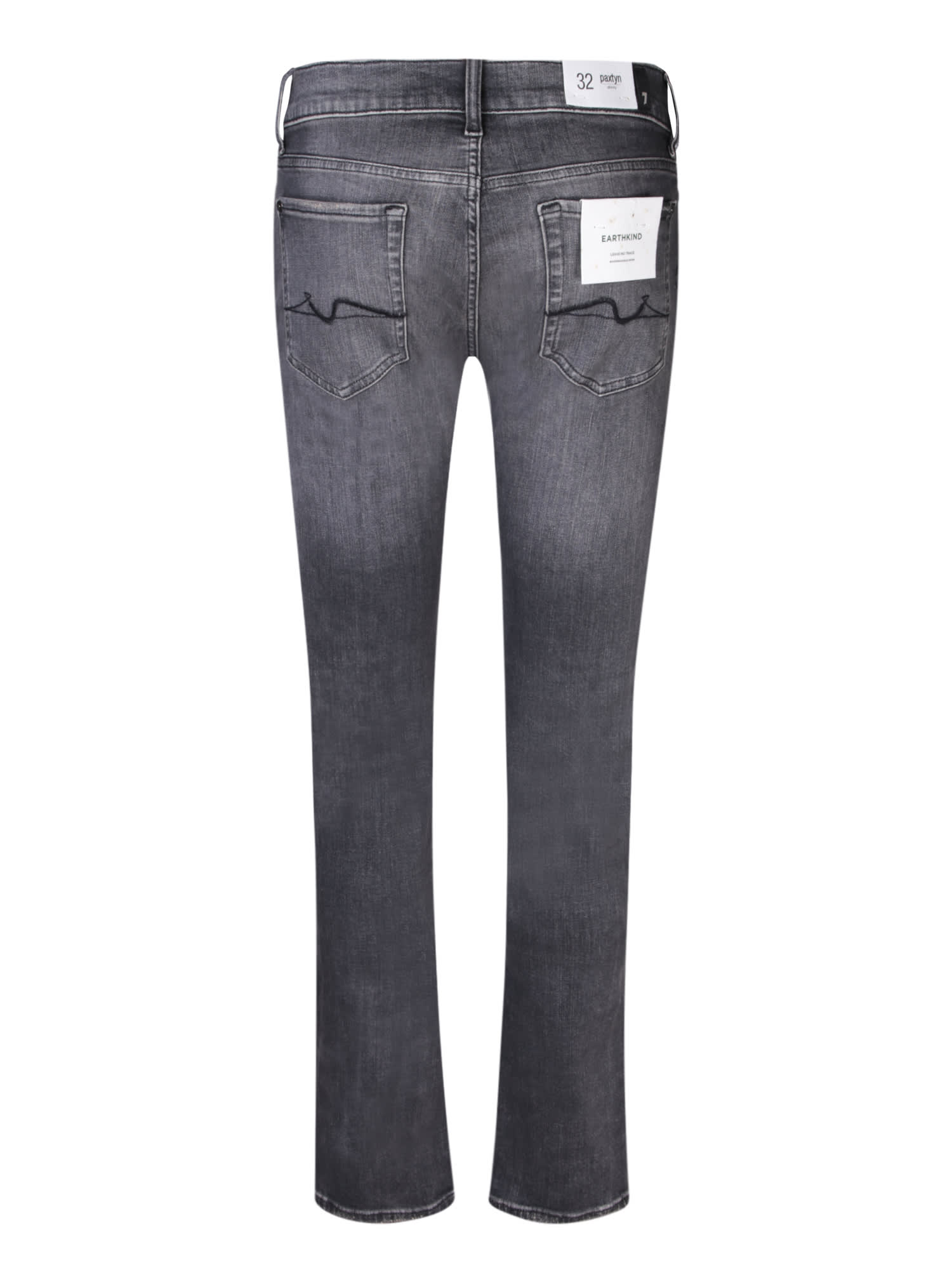 Shop 7 For All Mankind Slimmy Tapered Black Jeans