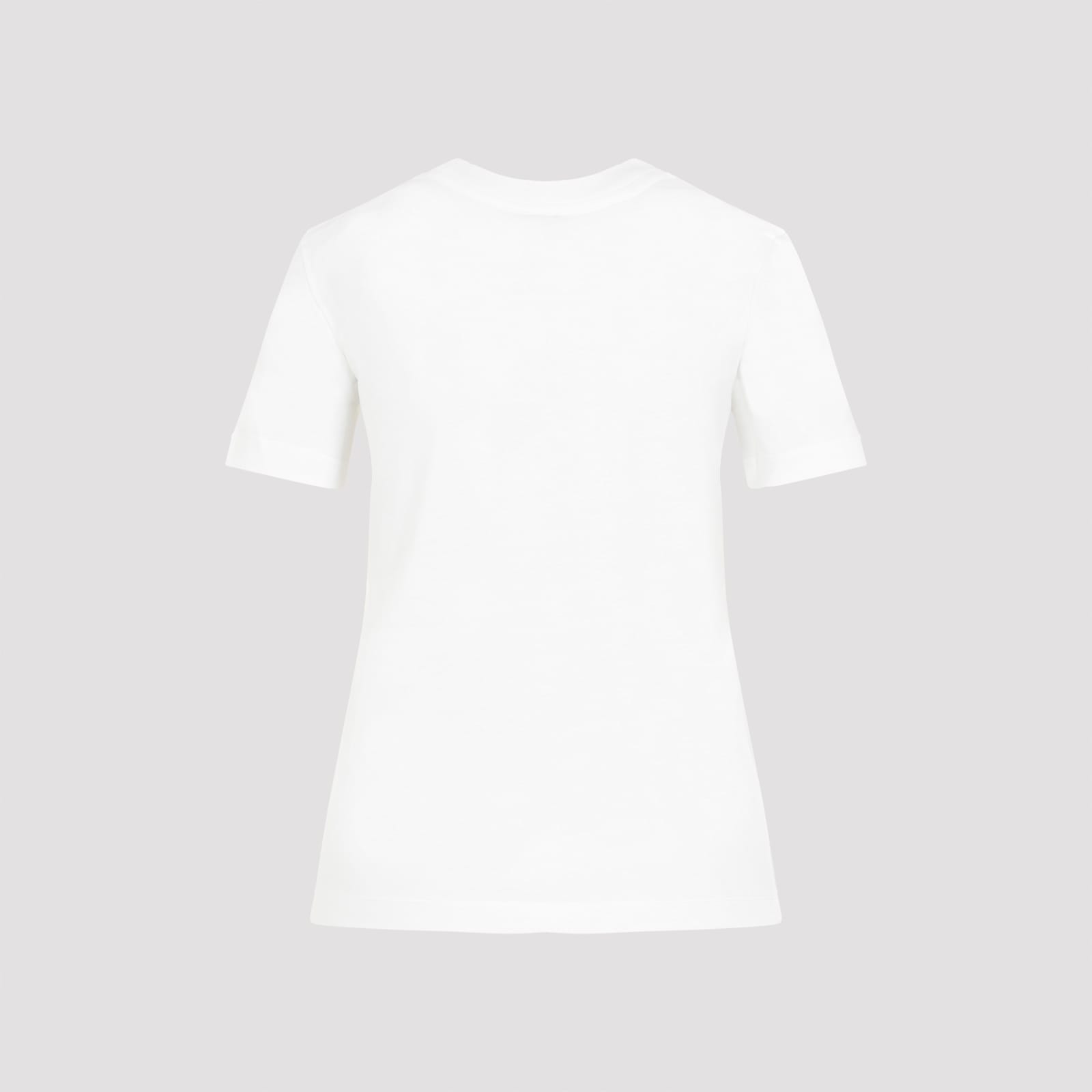 Shop Moncler Cotton T-shirt In White