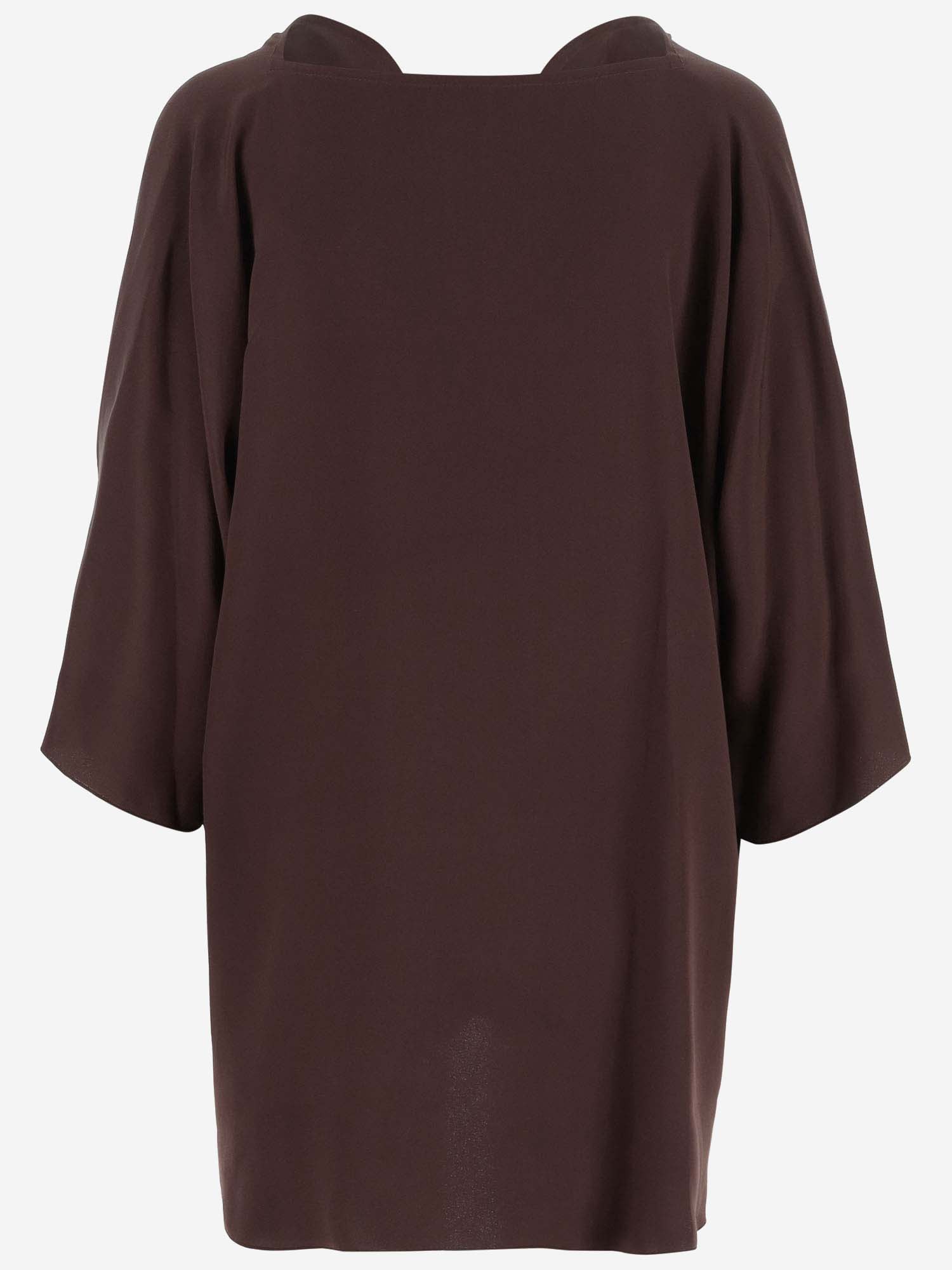 Shop Stephan Janson Blouse In Silk In Brown