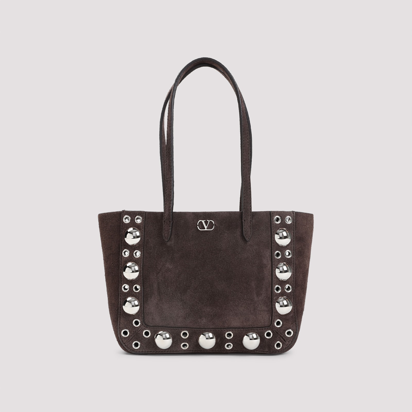 Valentino Studded Tote | Nellcote In Brown