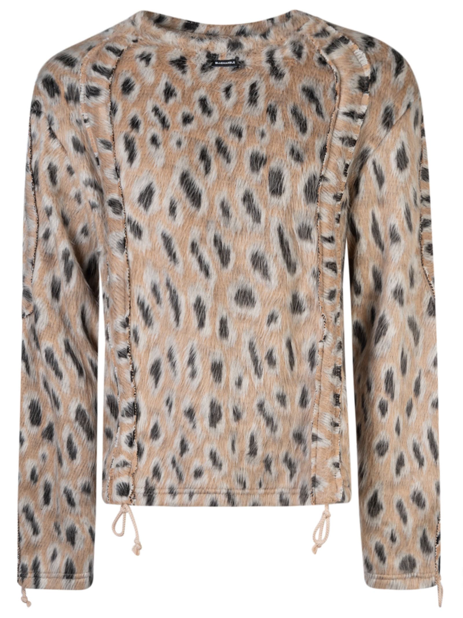 Furry Leopard Sweater