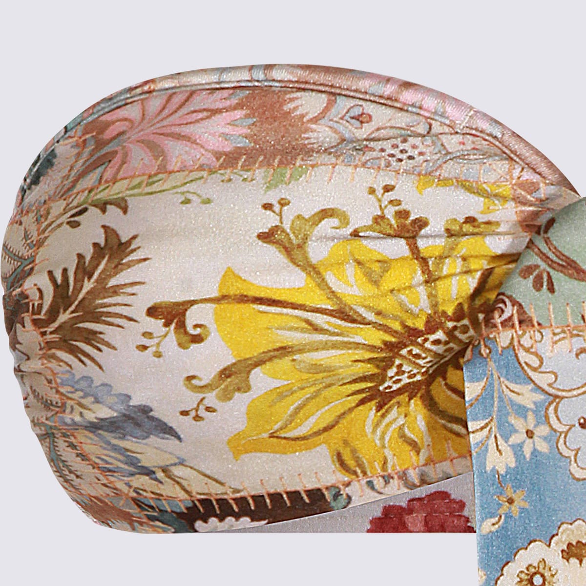 Zimmermann Daylight Fixed-knot Bikini Top In Multi