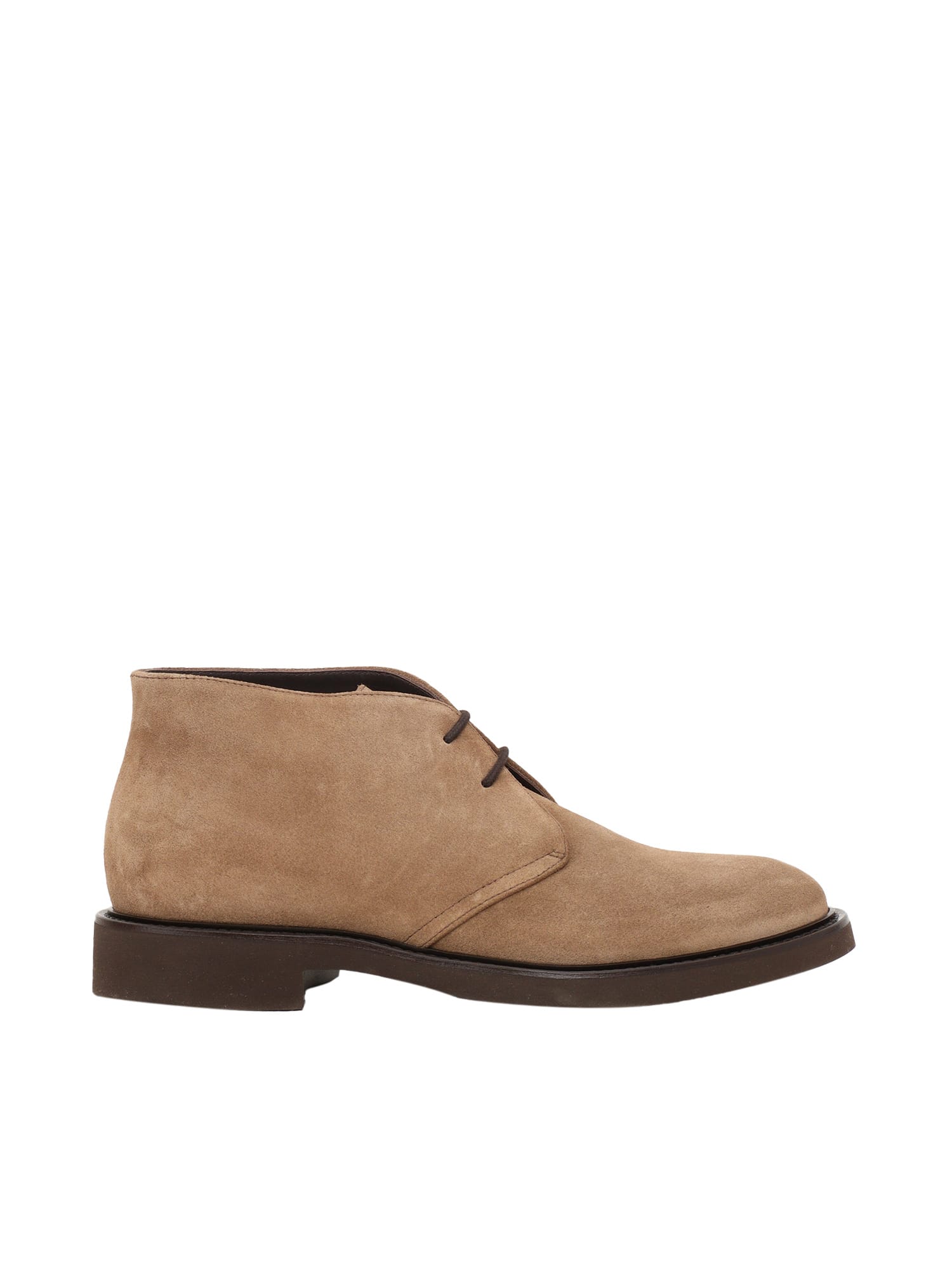 Shop Doucal's Chukka (gm) Brown+brown Sole