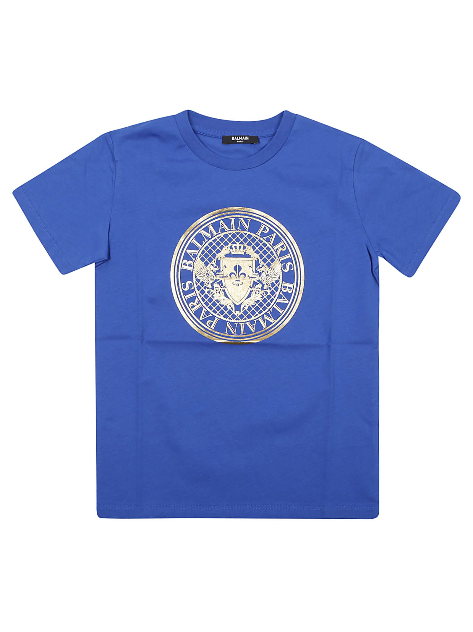 Shop Balmain T-shirt/top In Blue