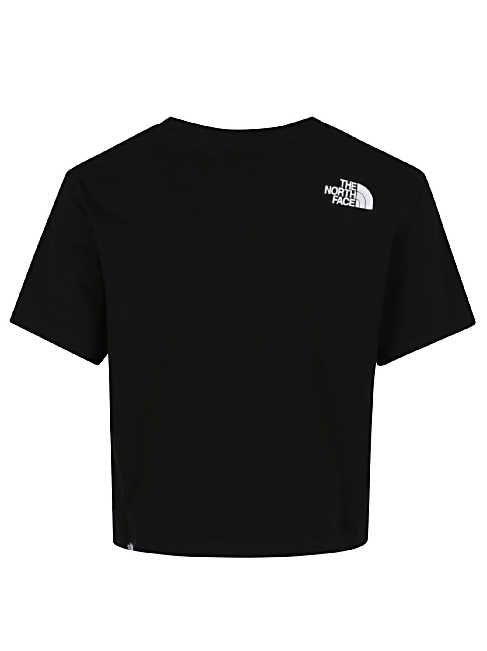 Shop The North Face W Simple Dome Cropped Slim Tee In Black