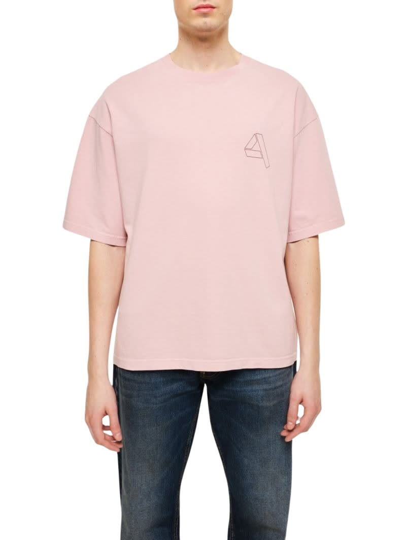 Shop Cycle Over Printed T-shirt Rinse Wash In Rosa