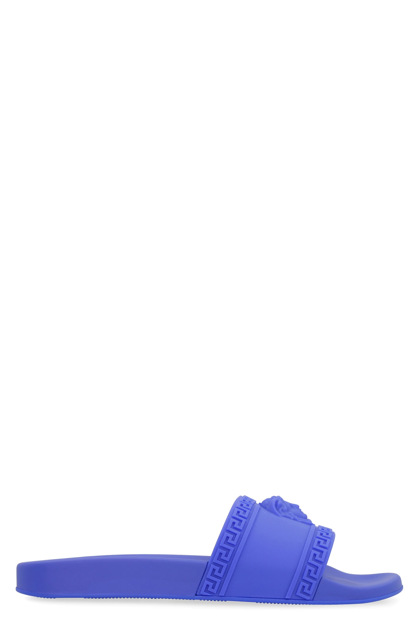 Versace Rubber Slides In Blue