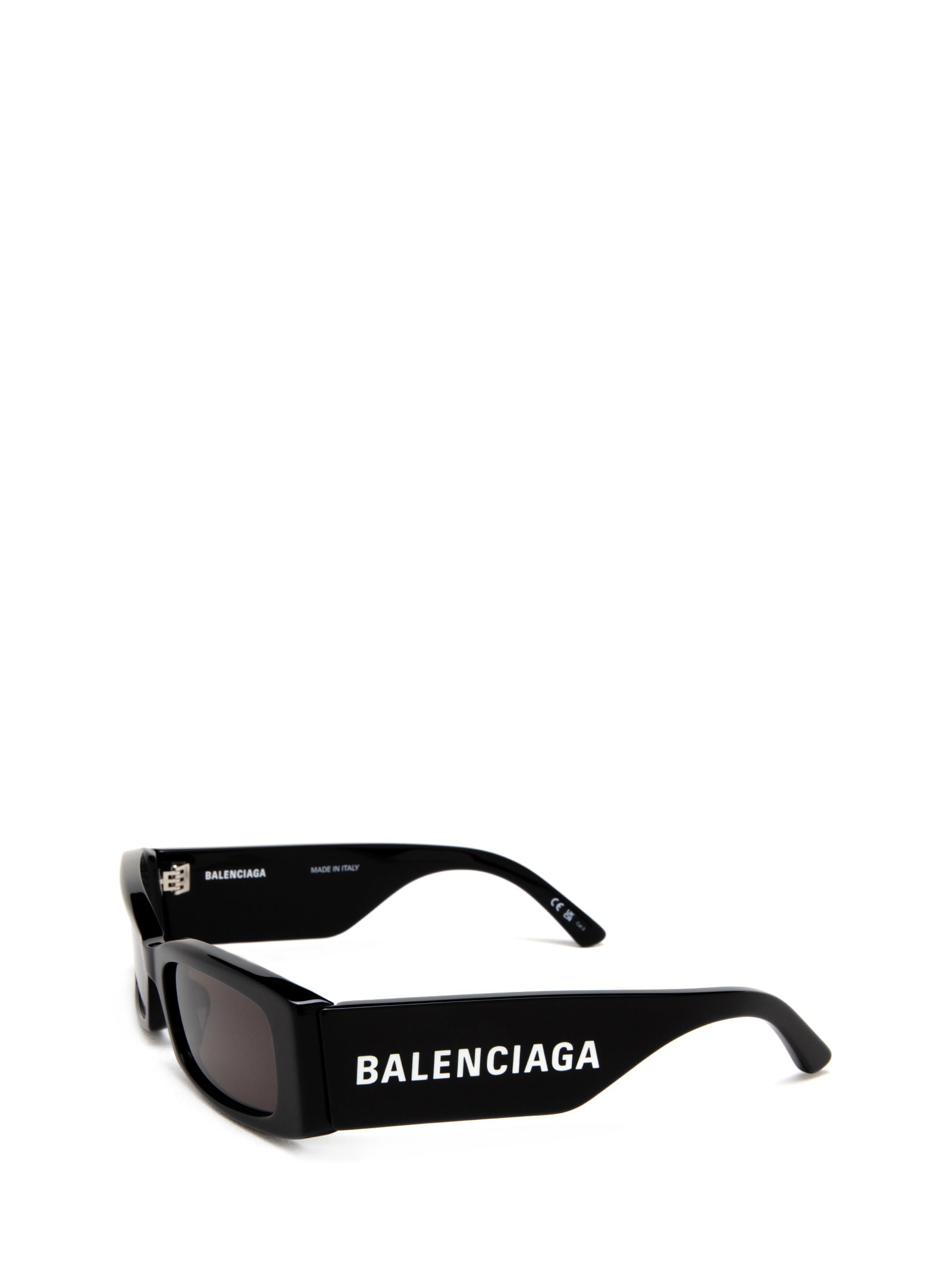 Shop Balenciaga Bb0260s Black Sunglasses