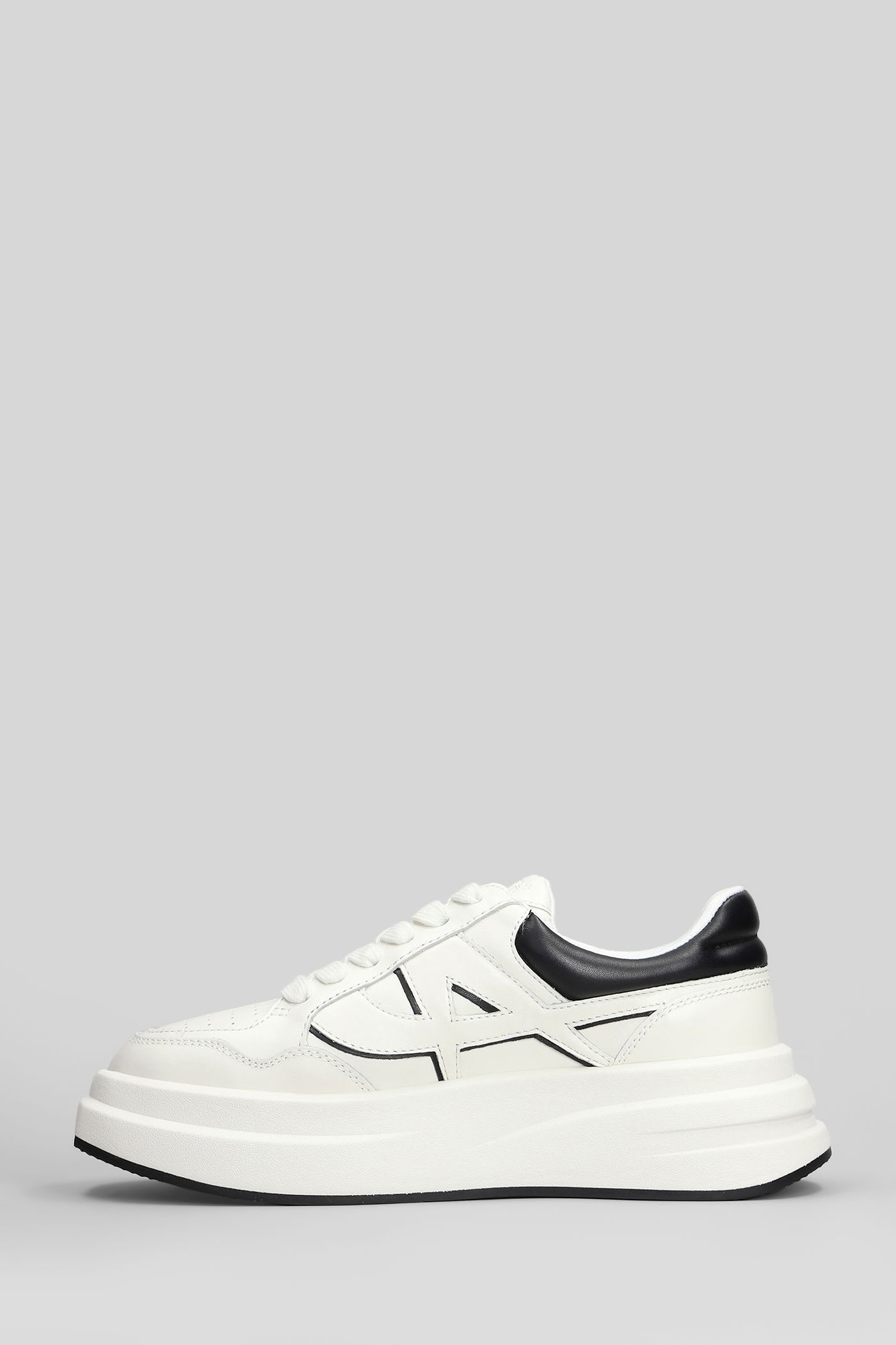 Ash Icone Logo-detail Platform Sneakers In White