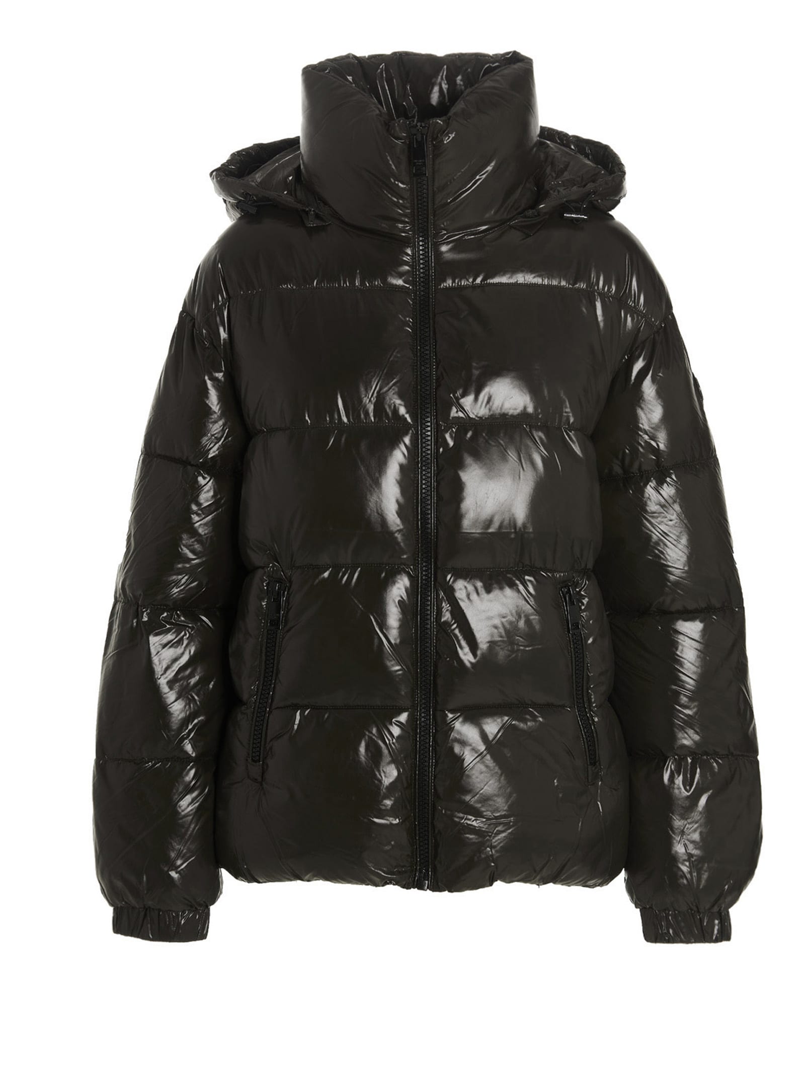 Michael Kors Hooded Cropped Puffer Jacket