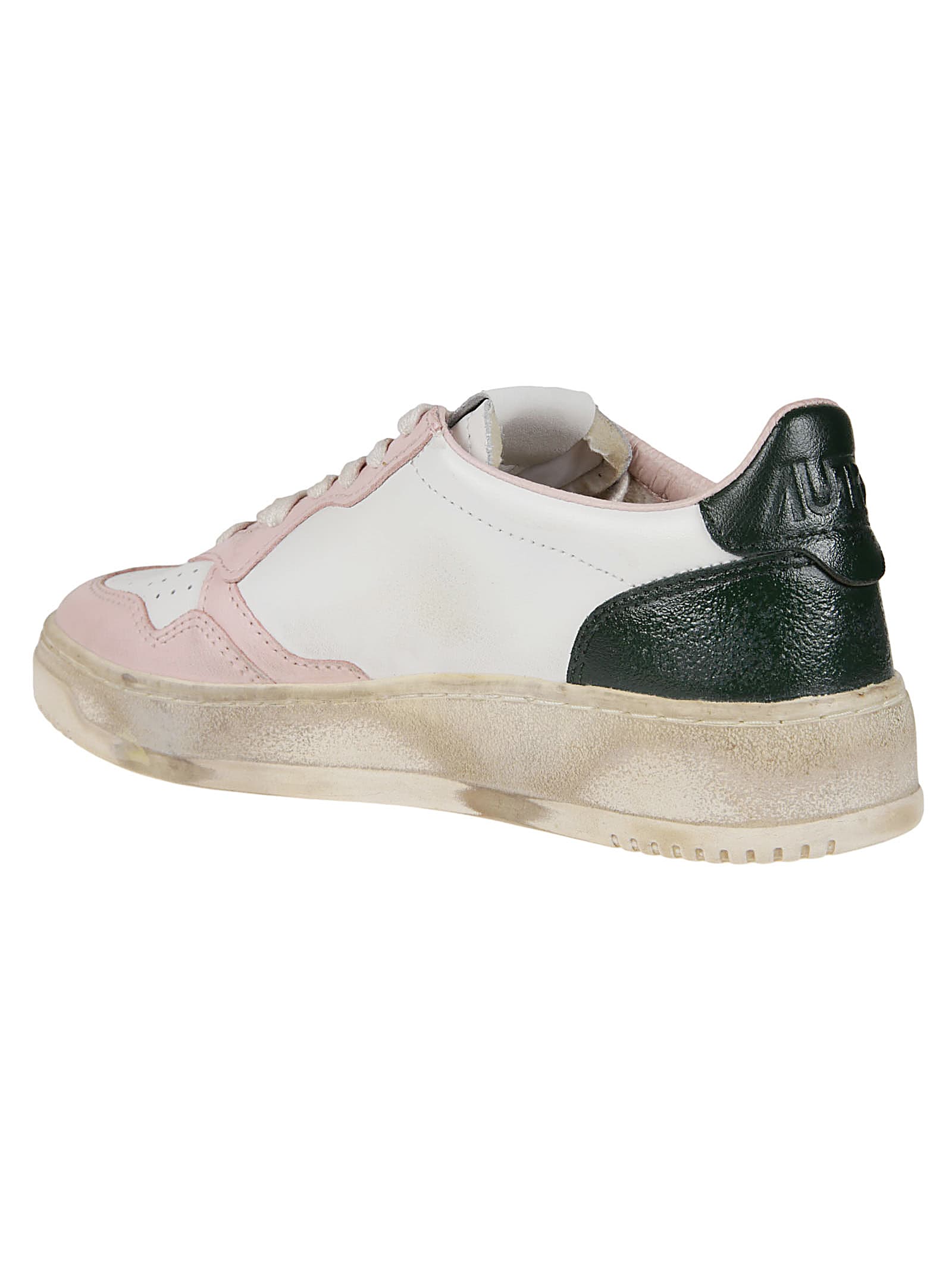 Shop Autry Super Vintage Low Sneakers In Mount/powder