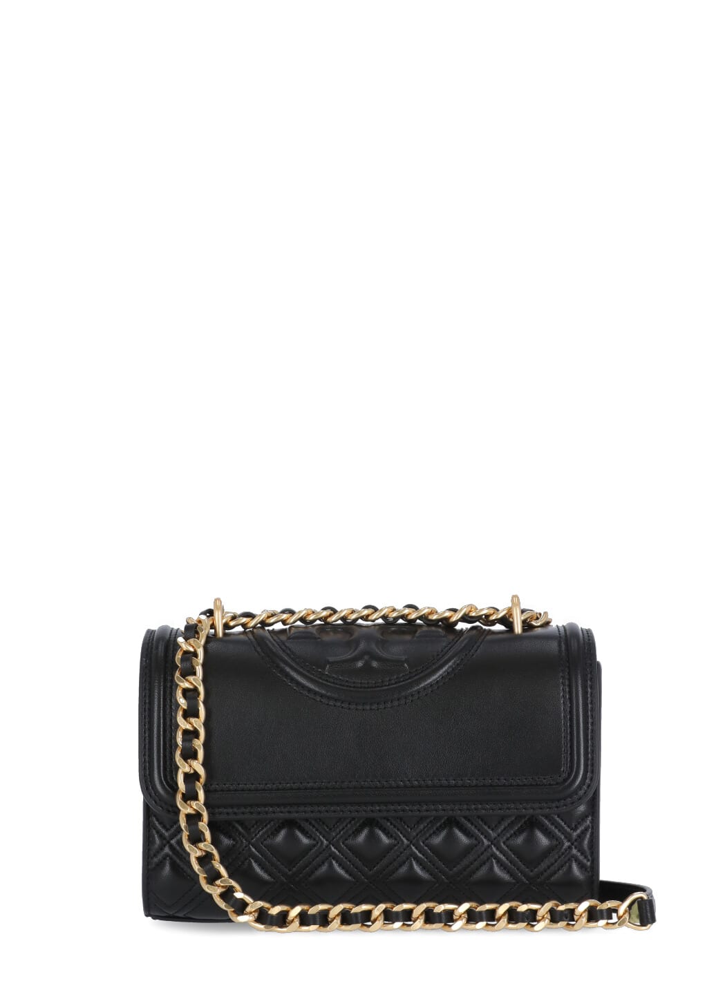 Shop Tory Burch Fleming Convertible Shoulder Bag In Black