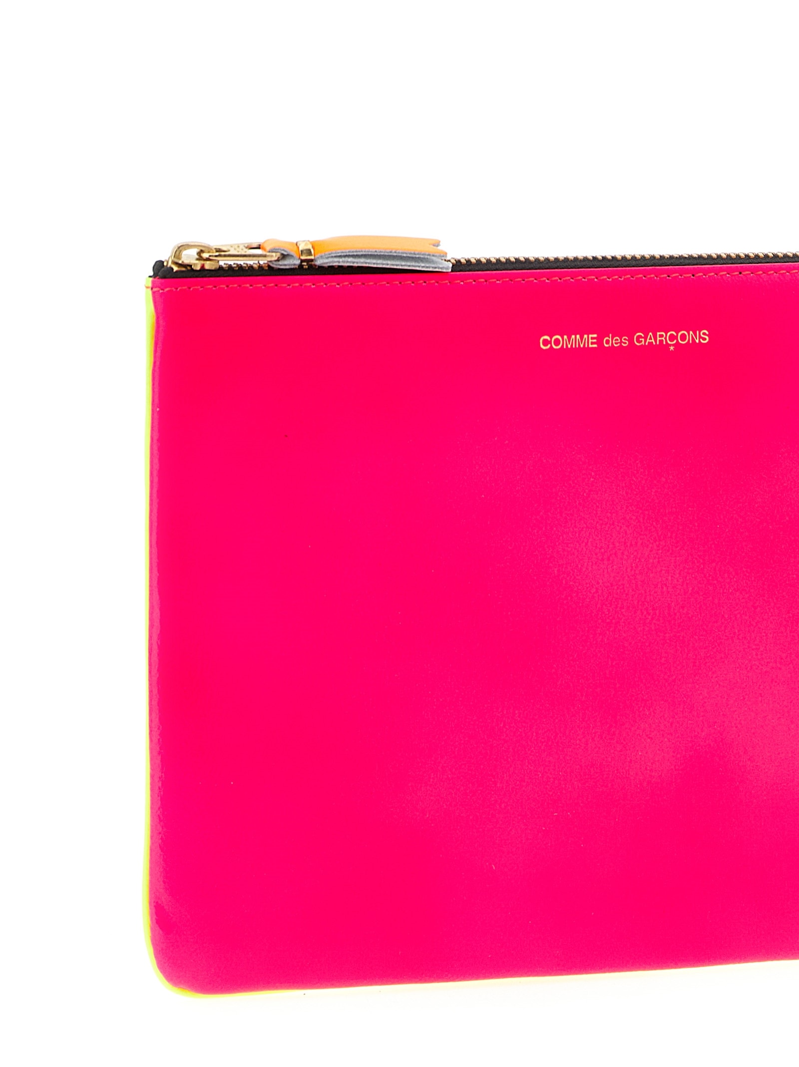Comme Des Garçons Super Fluo Wallet In Pink