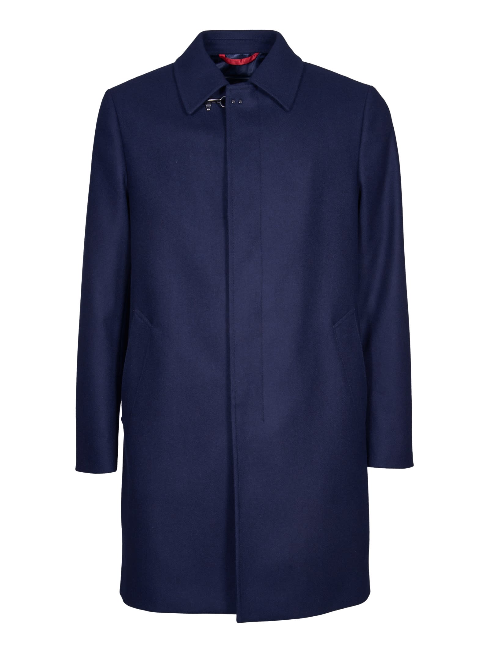 Shop Fay Coat In Blue