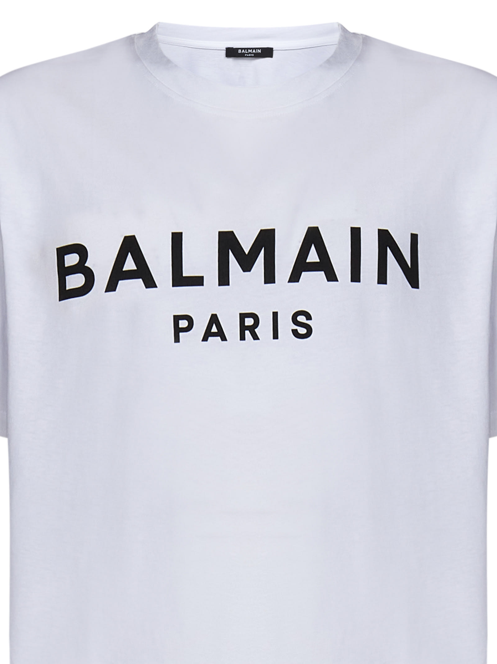 Shop Balmain Paris T-shirt In White