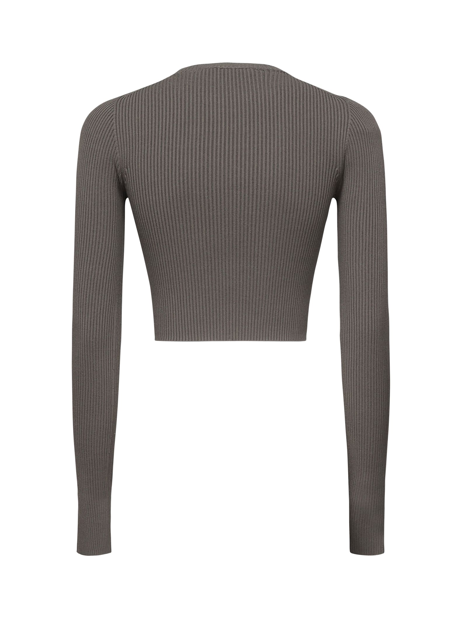Max Mara Arcella Stretch Viscose Crepe Rib Top