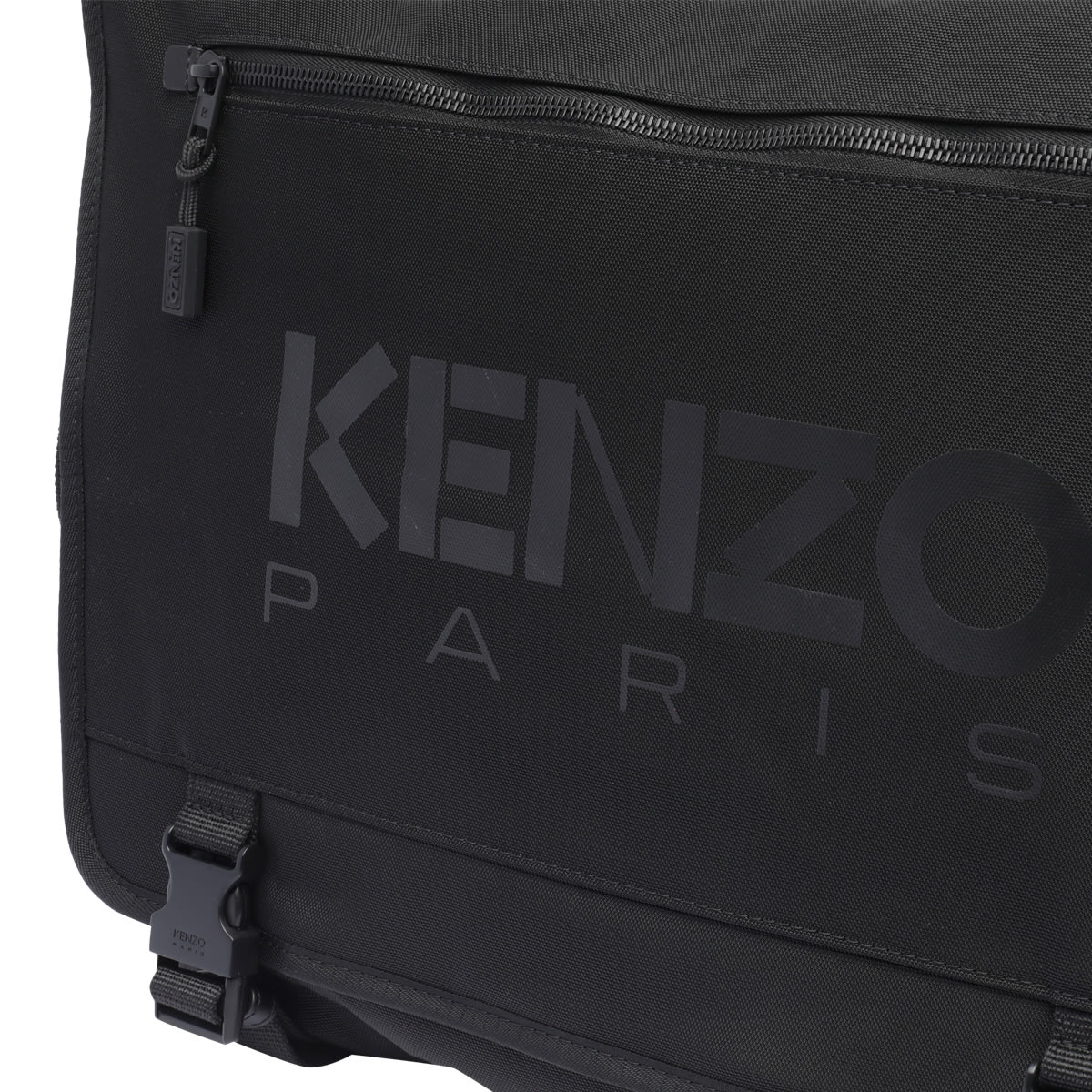 Kenzo Handle Strap Messenger Bag In Black