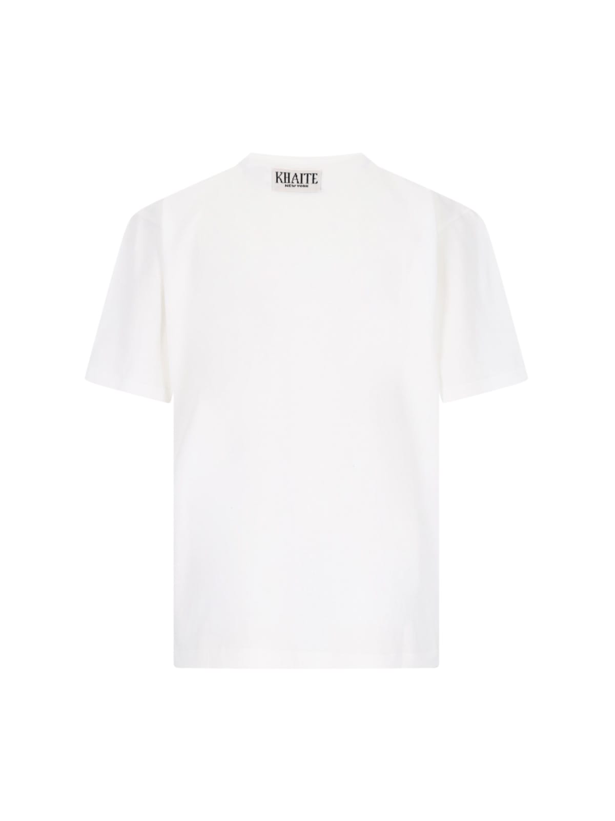 Shop Khaite The Mae T-shirt In White