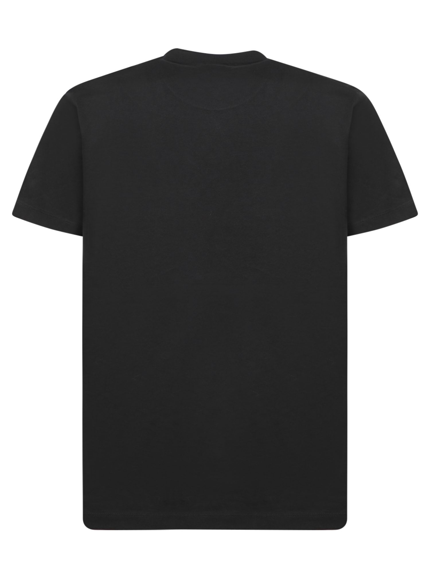 Shop Dsquared2 Leaf Blood Logo Black T-shirt