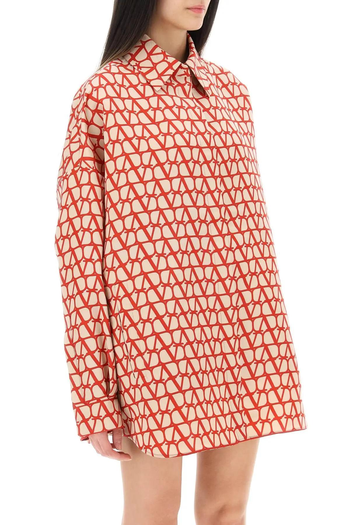 Valentino Toile Iconographe Oversize Silk Jacket
