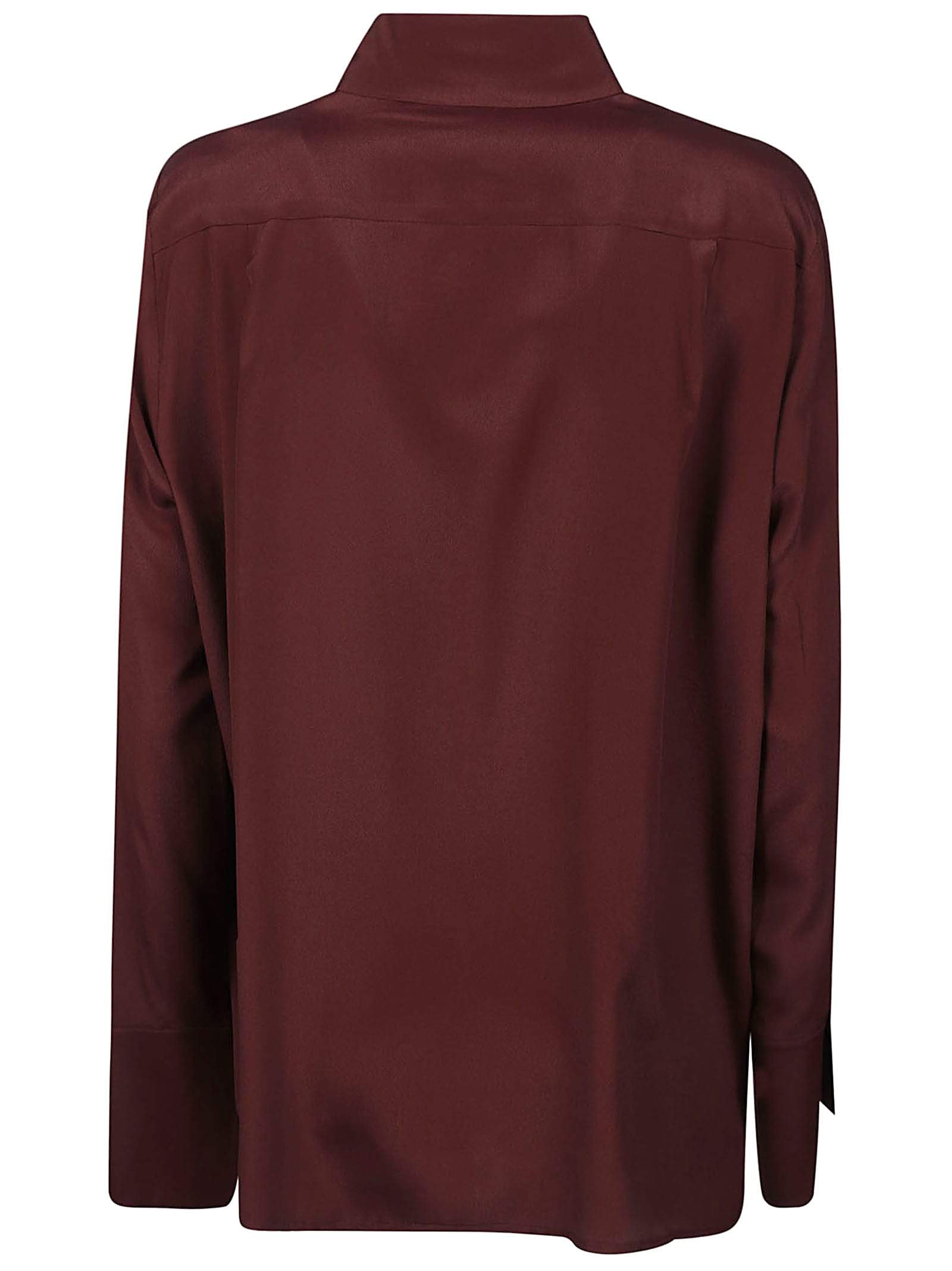 Shop Federica Tosi Long Sleeve Shirt In Vinaccia