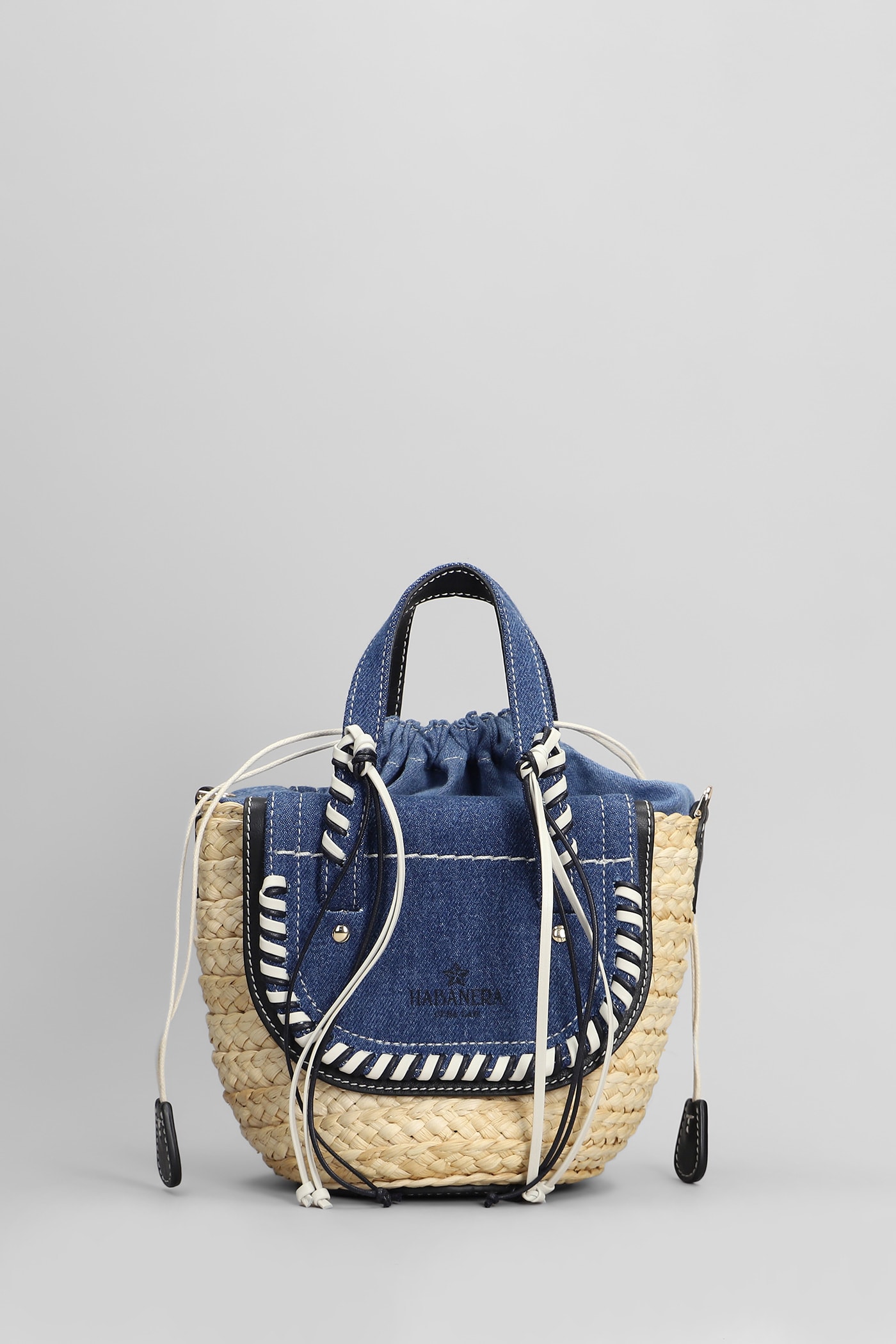 Cuba Lab Habanera Mini Tote In Beige Raffia