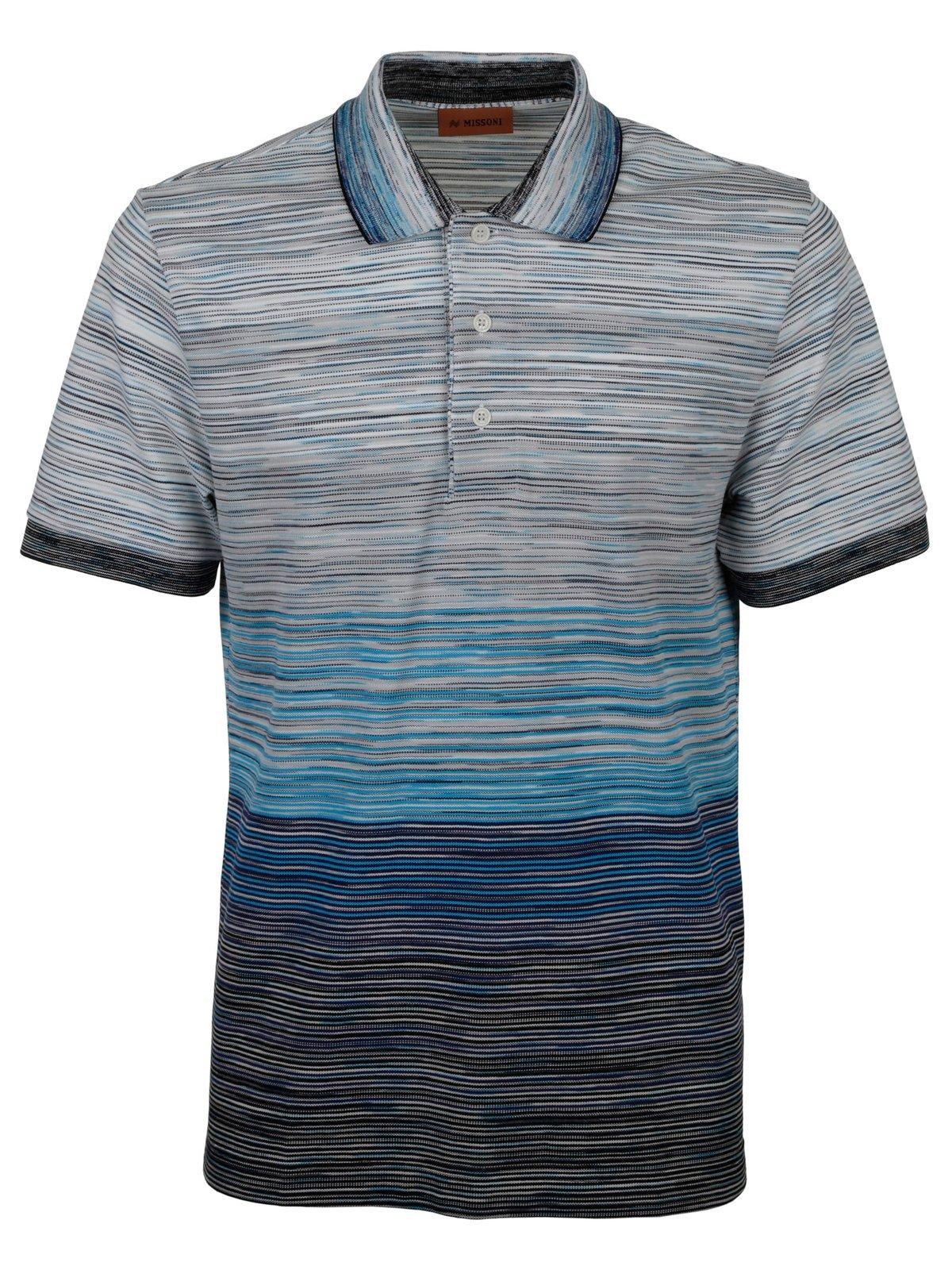 MISSONI BUTTONED SHORT-SLEEVED POLO SHIRT