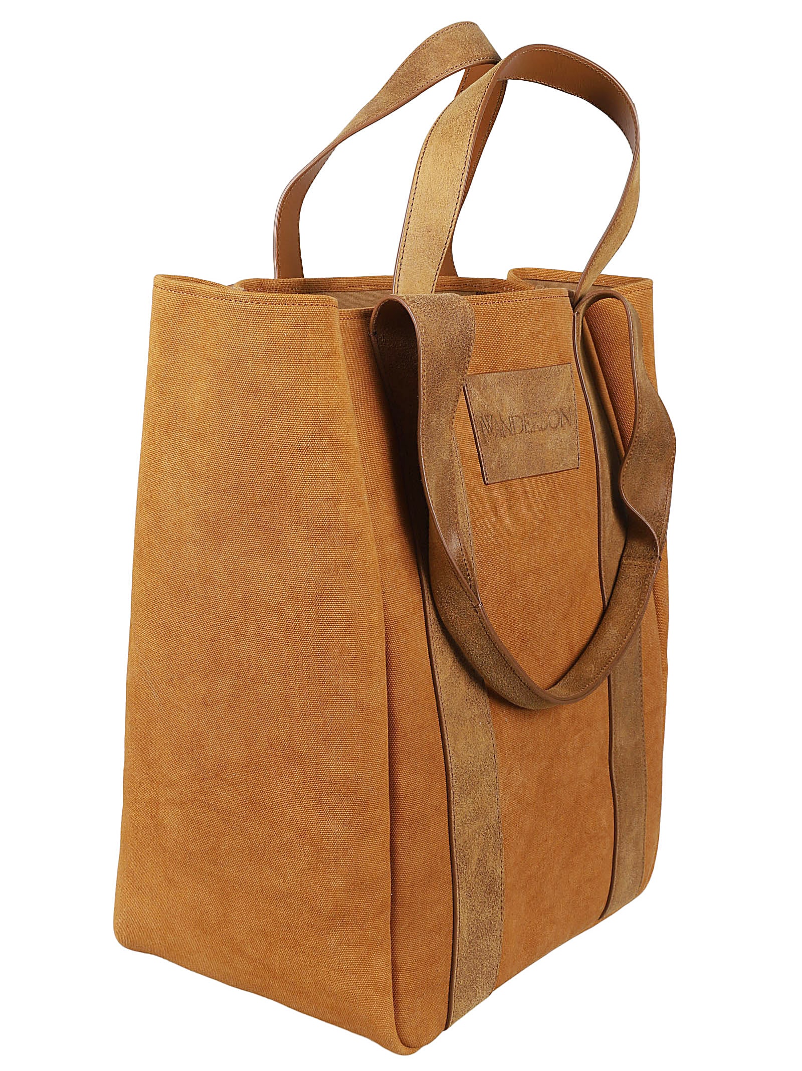 Shop Jw Anderson Workwear Cabas Tote Bag In Caramel