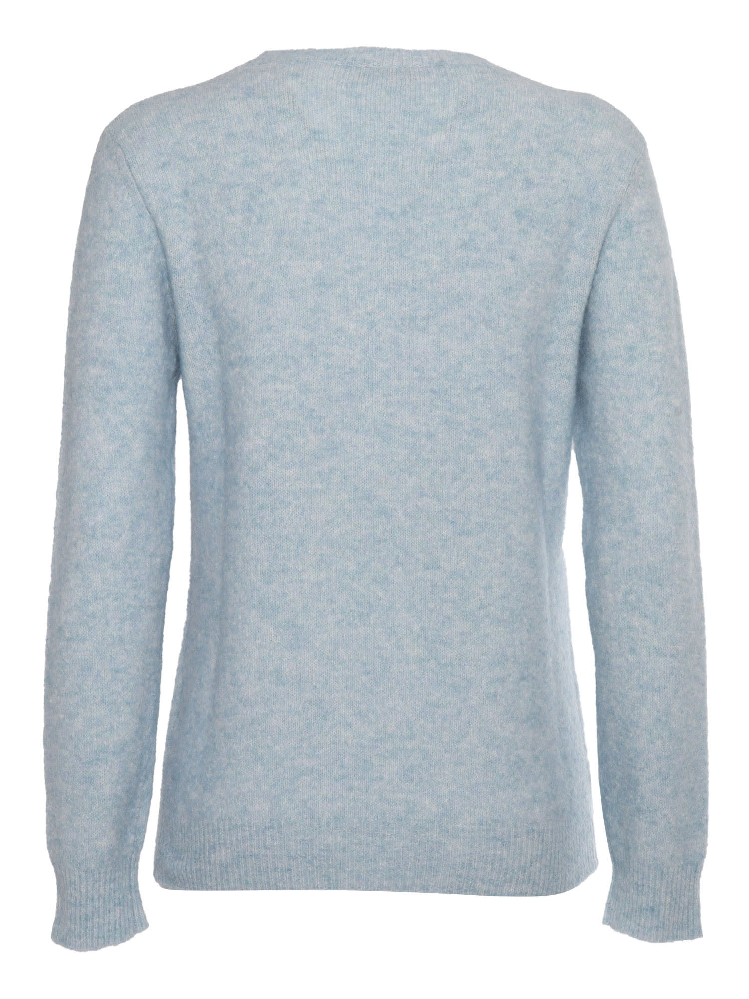 Shop Kangra Regular Fit Crewneck Sweater In Light Blue