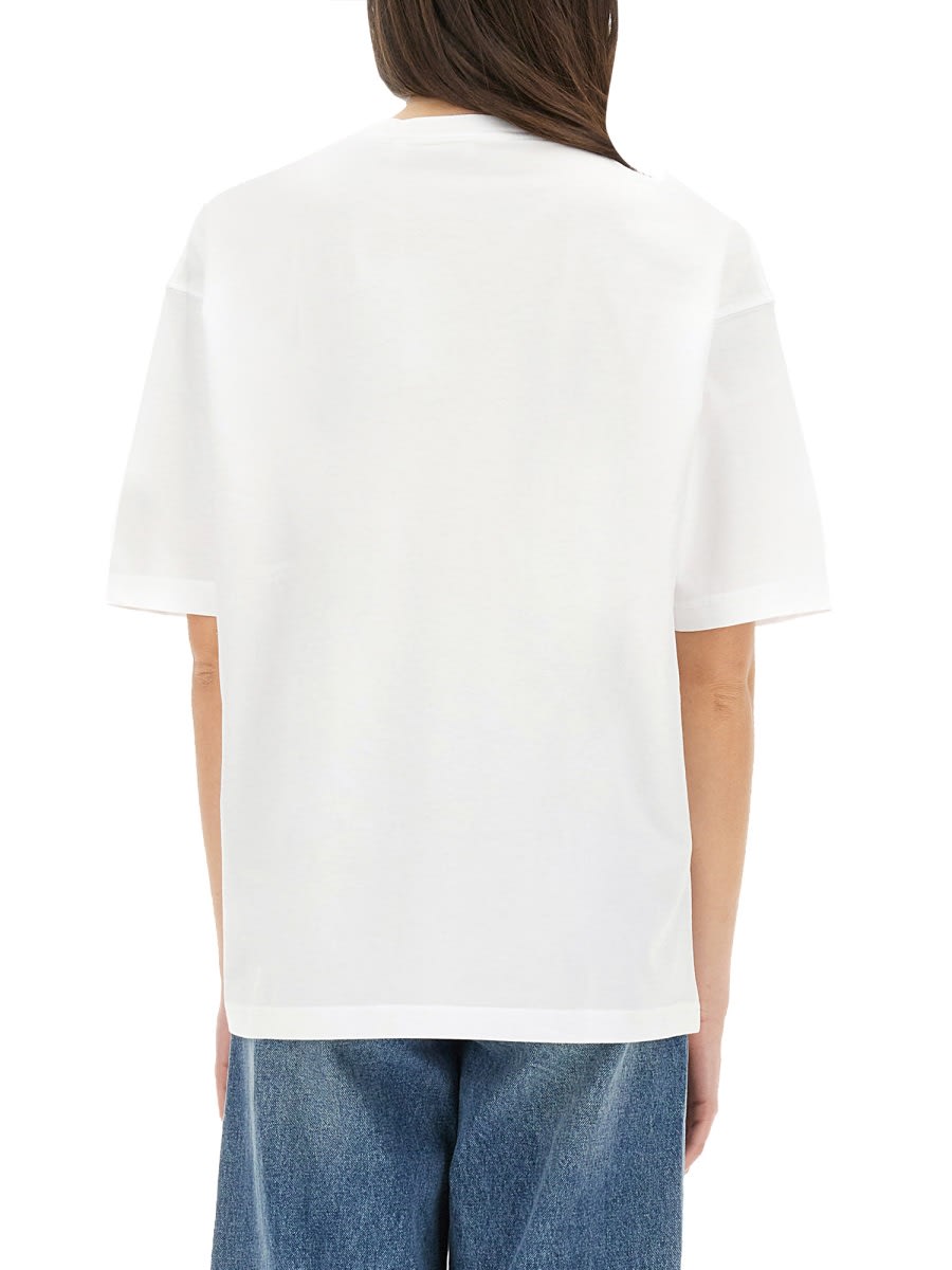 Aspesi Heart Sing T Shirt In White