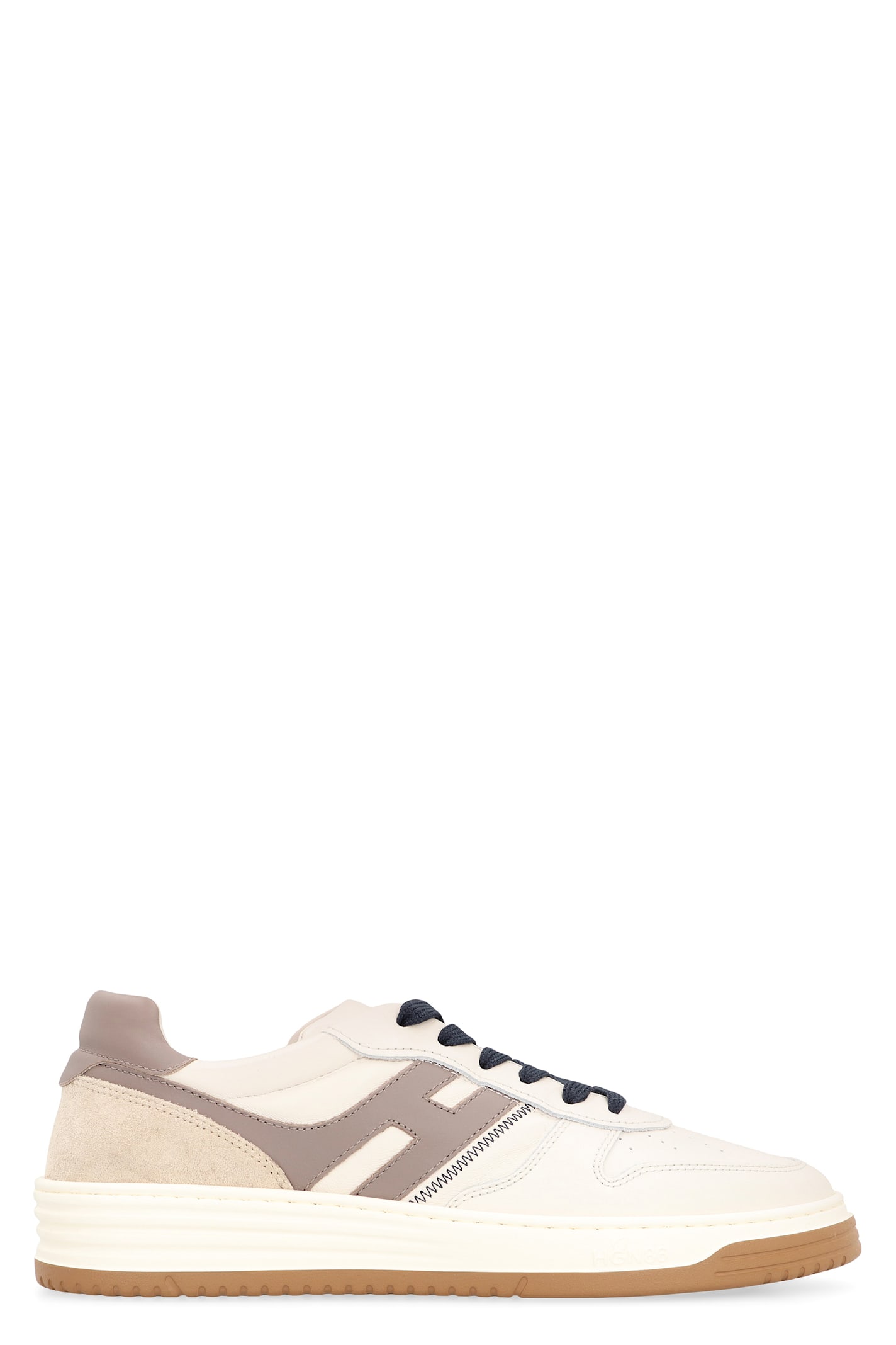 Hogan H630 Leather Low-top Sneakers In Neutral