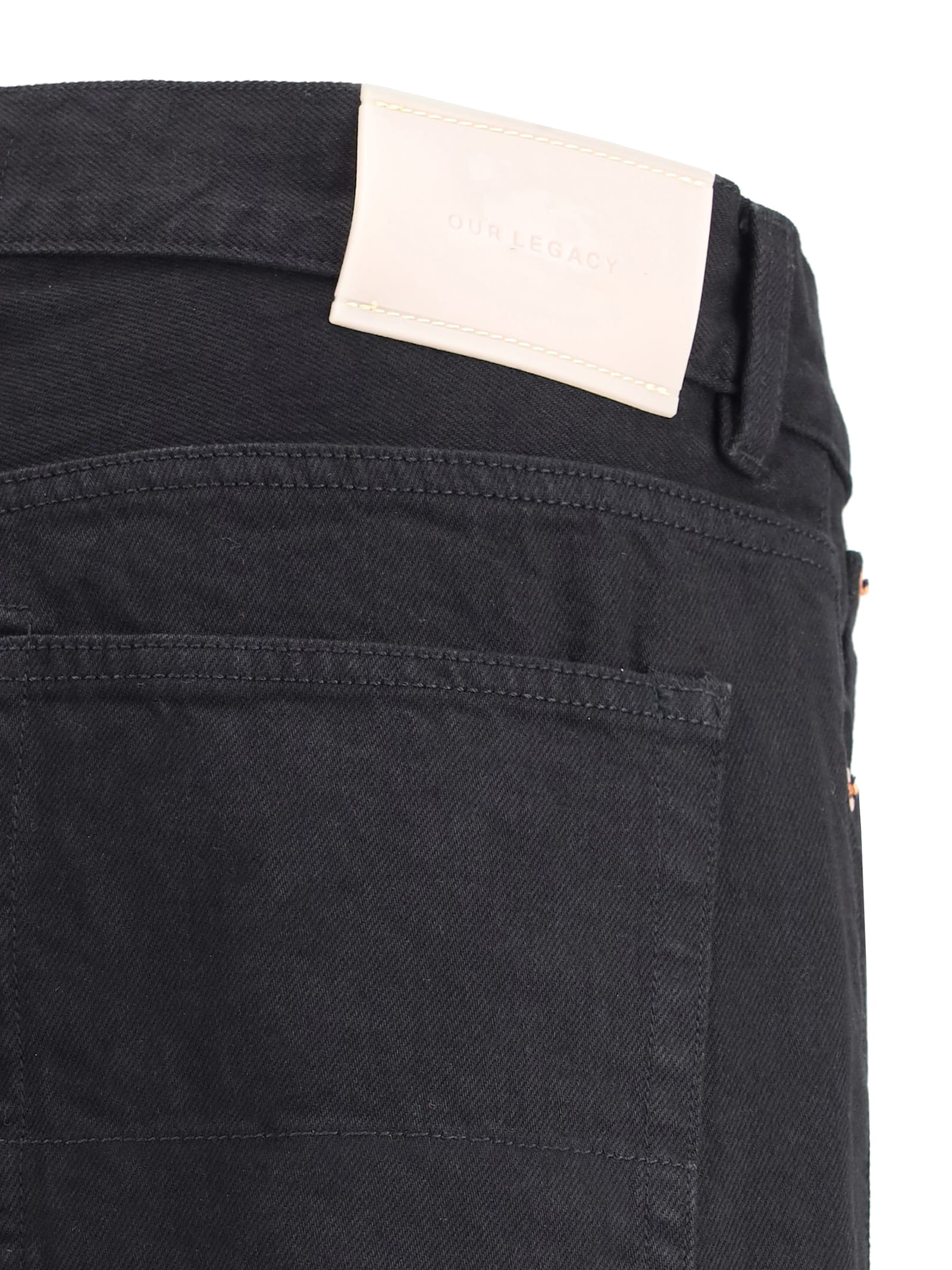 Our Legacy Denim Jeans Third Cut In Black
